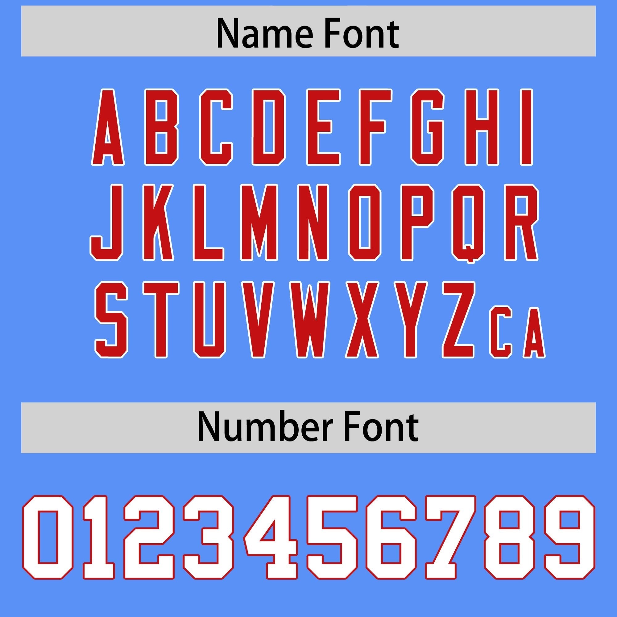 Custom Powder Blue Red Side Stripe Pattern Authentic American Football Jersey