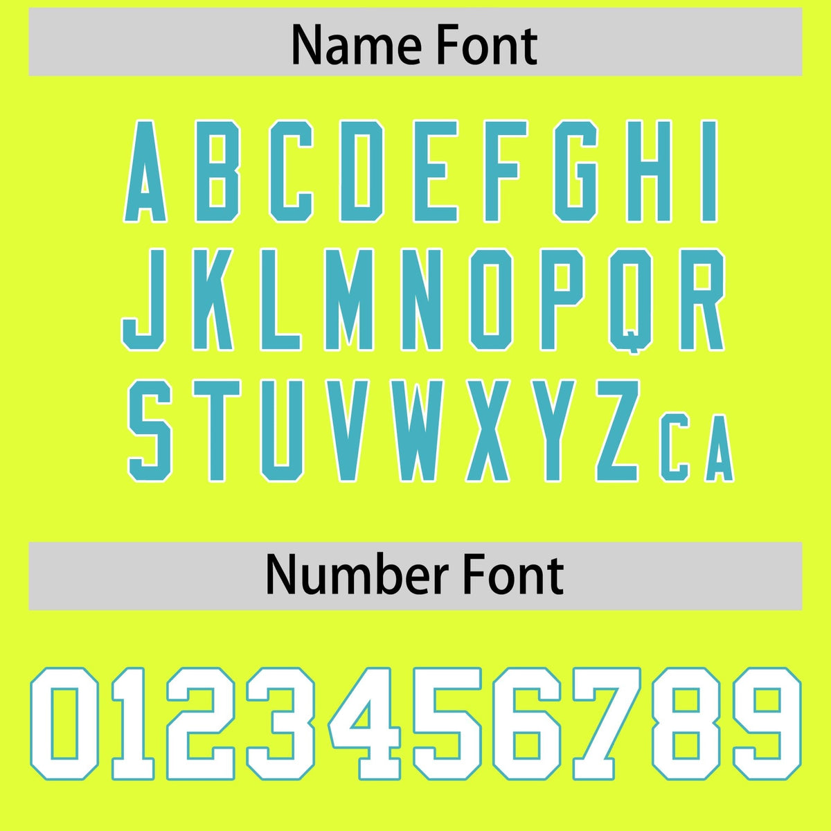 Custom Fluorescent Green Sky Blue Side Stripe Pattern Authentic American Football Jersey