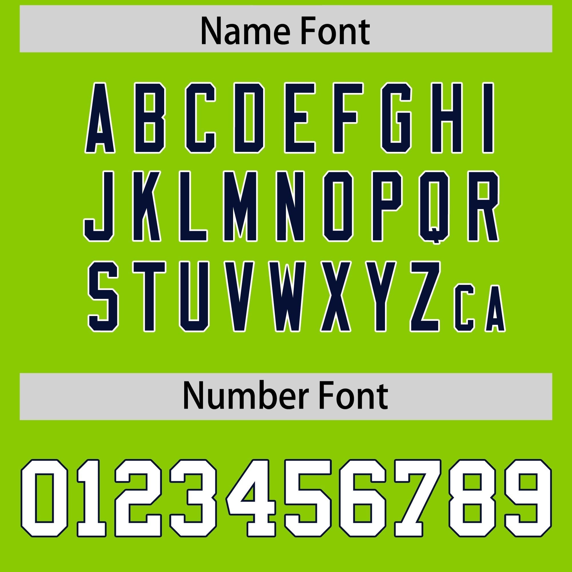 Custom Neon Green Navy Side Stripe Pattern Authentic American Football Jersey