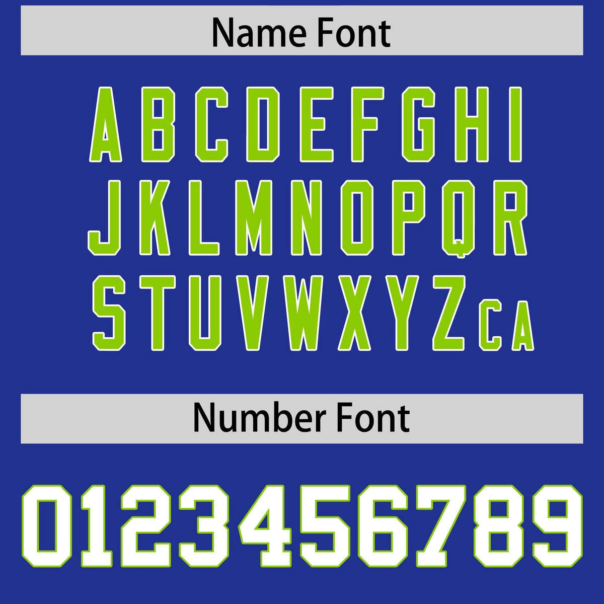 Custom Royal Neon Green Side Stripe Pattern Authentic American Football Jersey