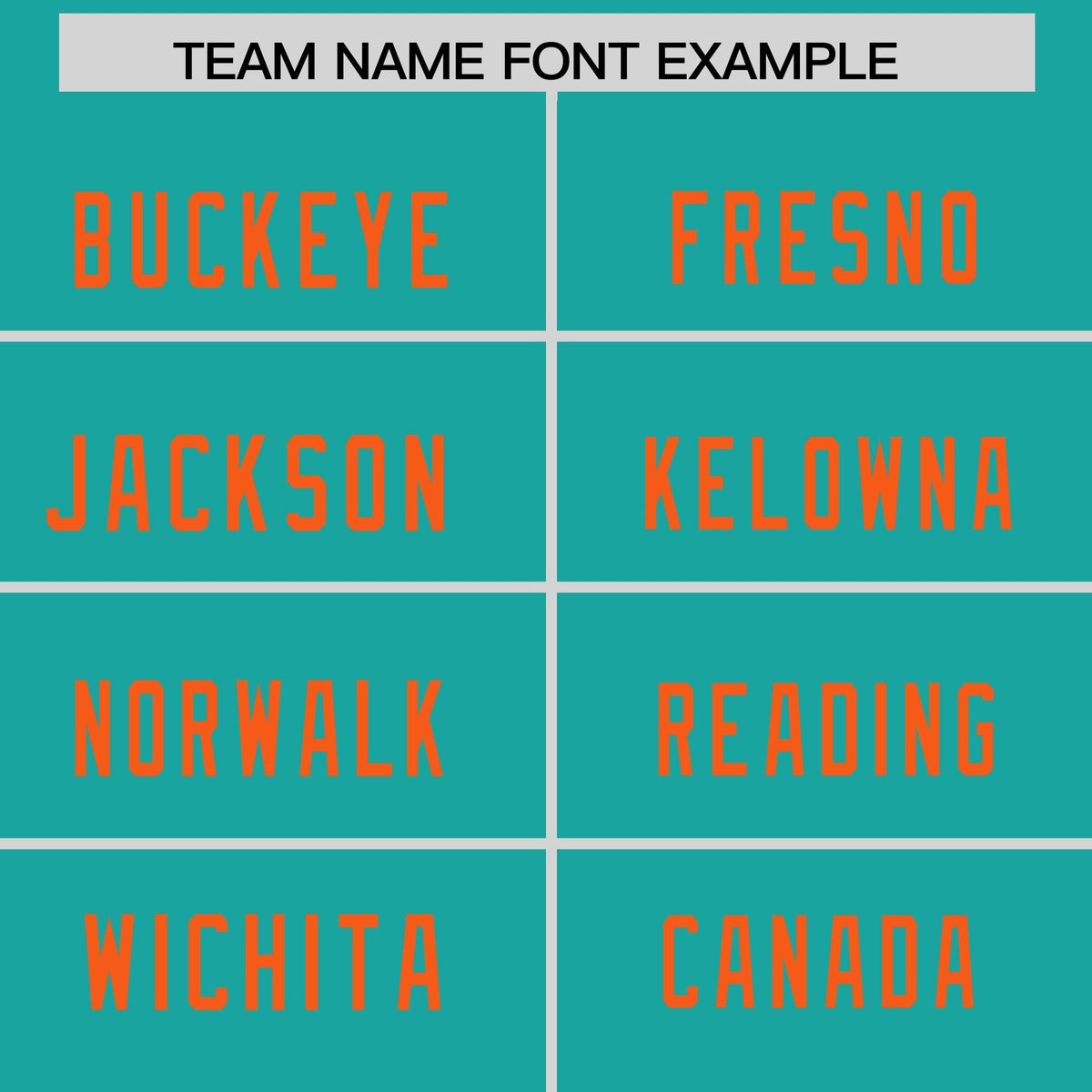 Custom Aqua Orange Personalized Neckline Square Classic Authentic American Football Jersey