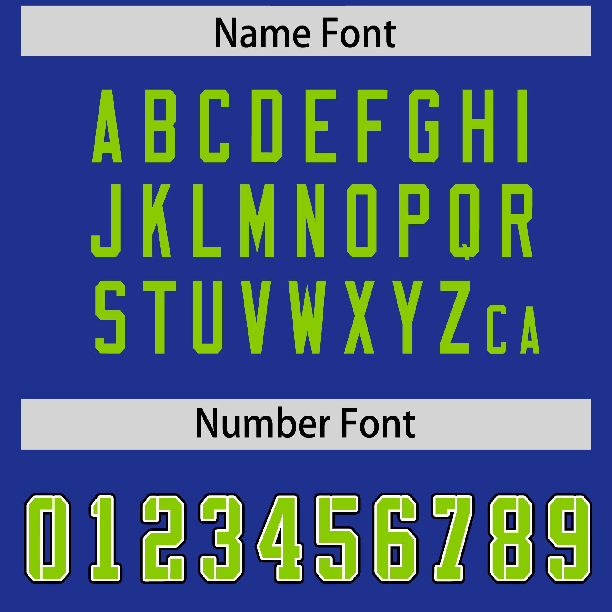 Custom Royal Neon Green Personalized Neckline Square Classic Authentic American Football Jersey