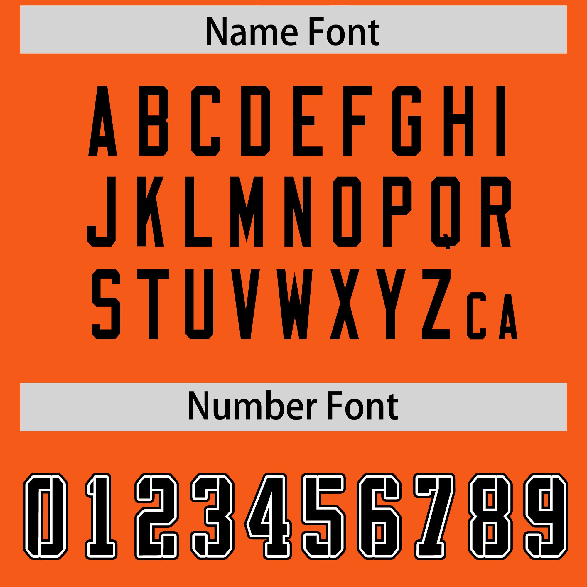 Custom Orange Black Personalized Neckline Square Classic Authentic American Football Jersey