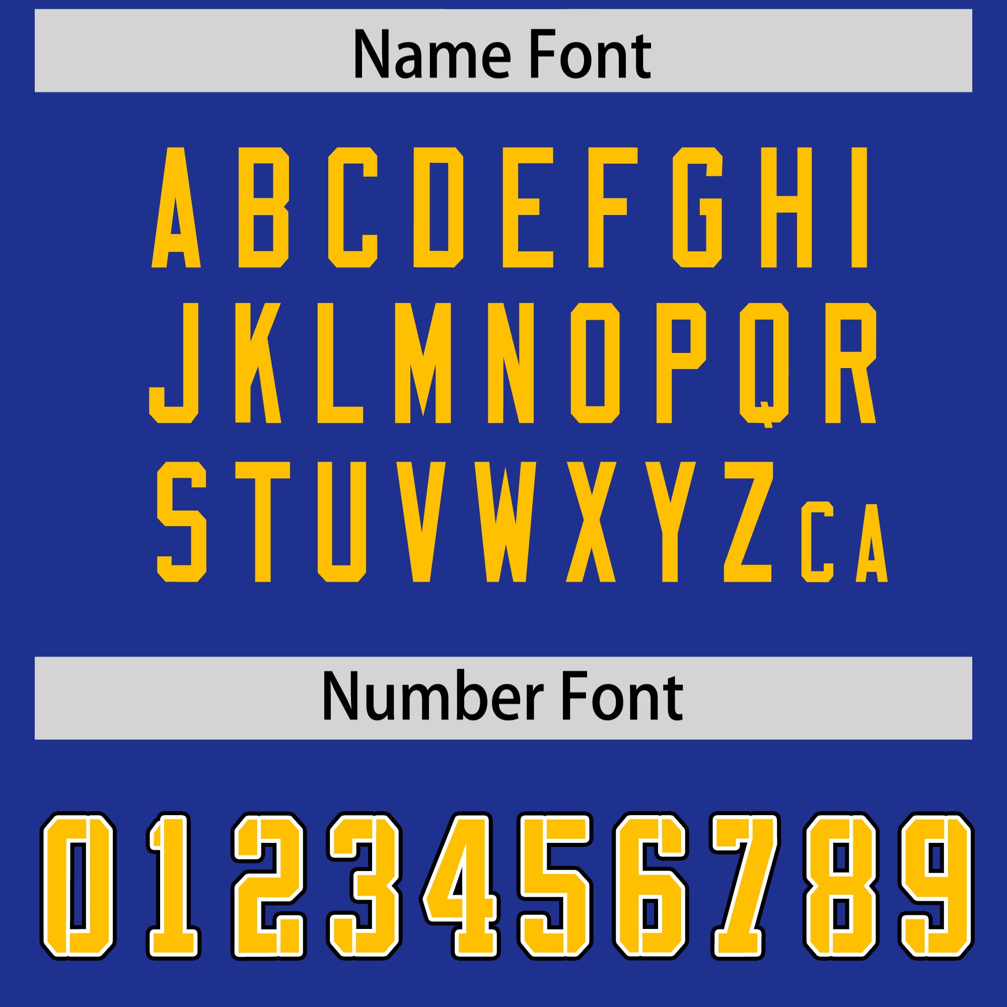 Custom Royal Yellow Personalized Neckline Square Classic Authentic American Football Jersey
