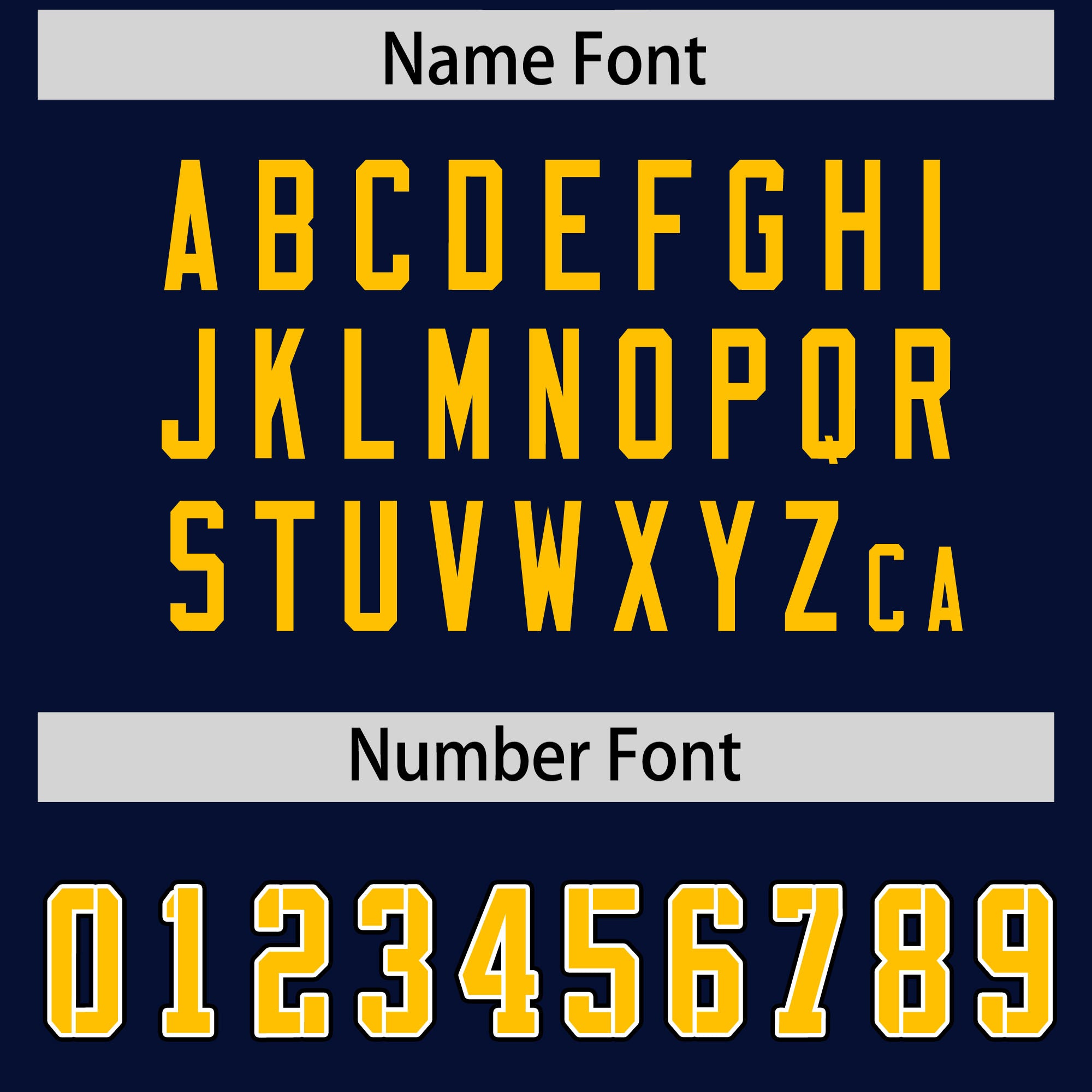 Custom Navy Yellow Personalized Neckline Square Classic Authentic American Football Jersey