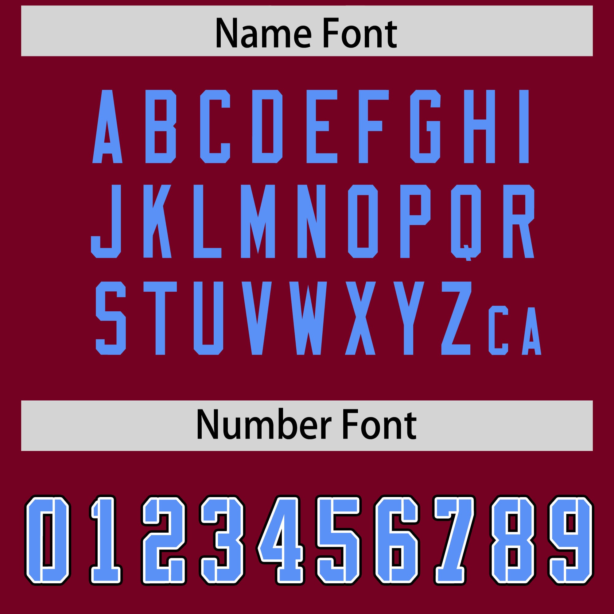 Custom Crimson Powder Blue Personalized Neckline Square Classic Authentic American Football Jersey
