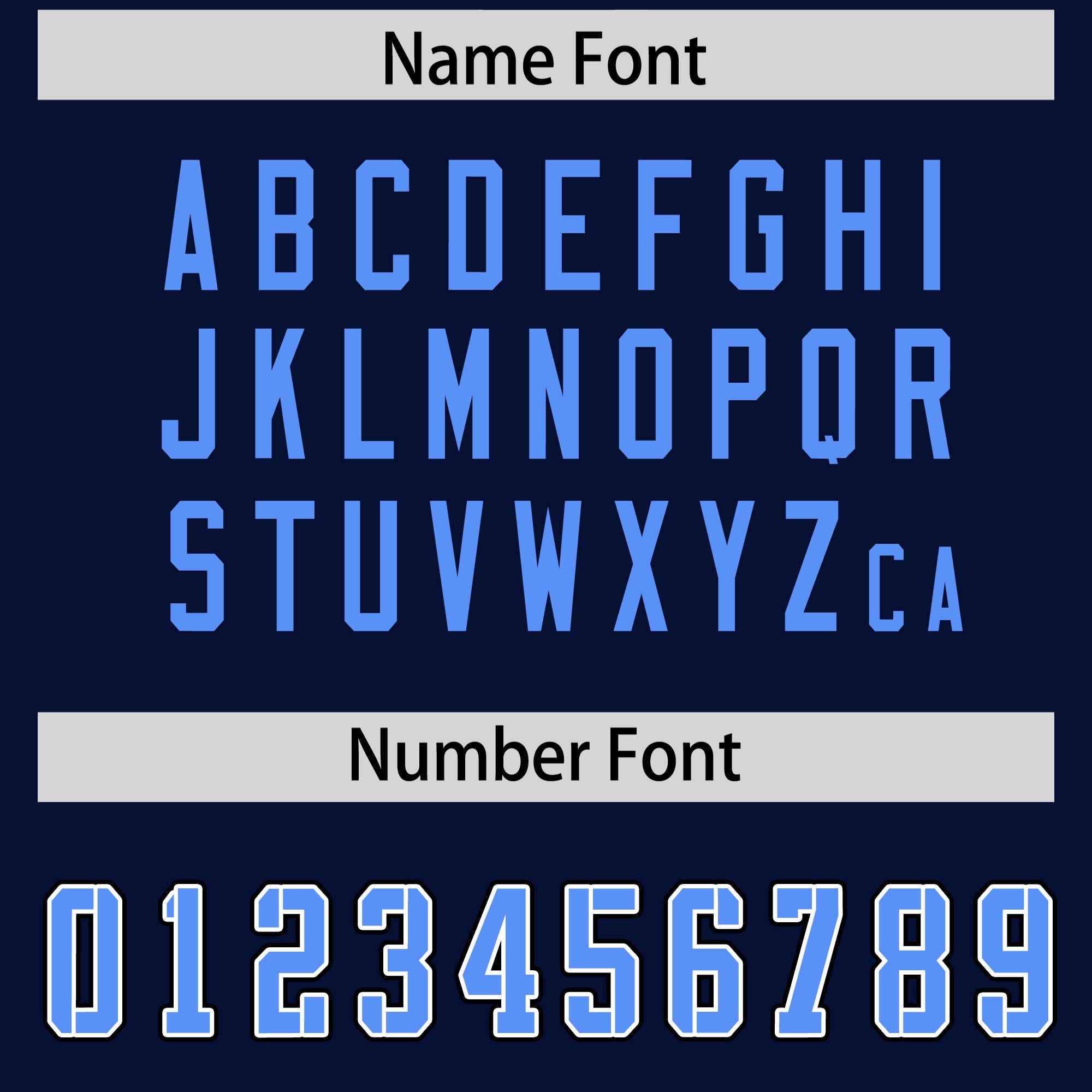 Custom Navy Powder Blue Personalized Neckline Square Classic Authentic American Football Jersey