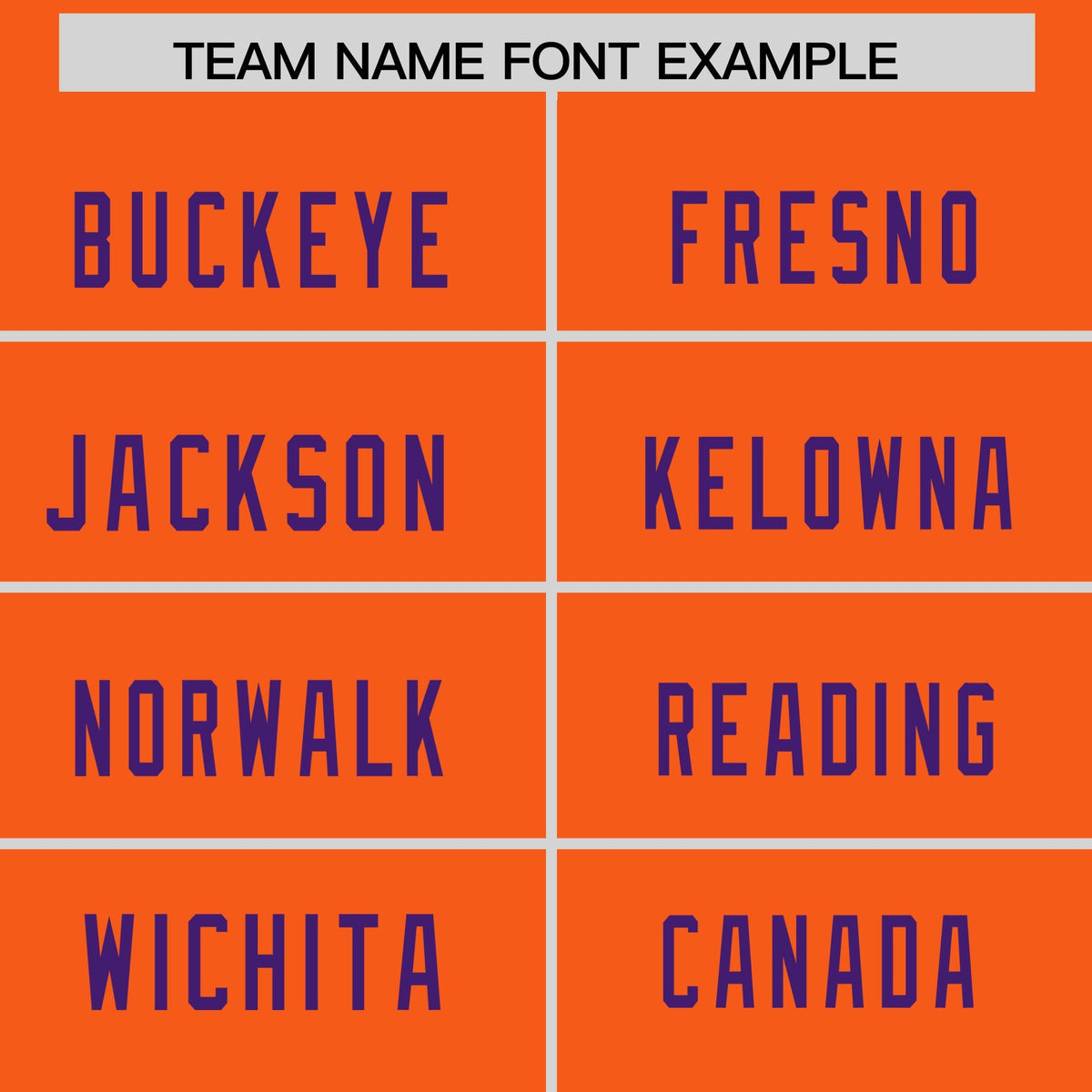 Custom Orange Purple Personalized Neckline Square Classic Authentic American Football Jersey