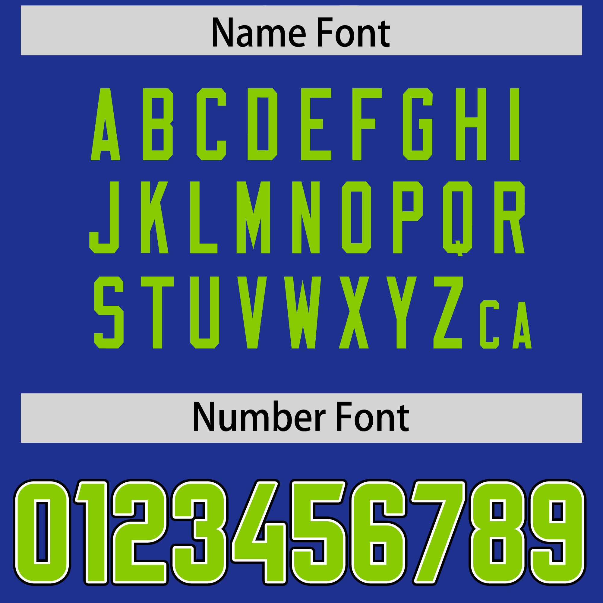 Custom Royal Neon Green Personalized Neckline Square Classic Authentic American Football Jersey