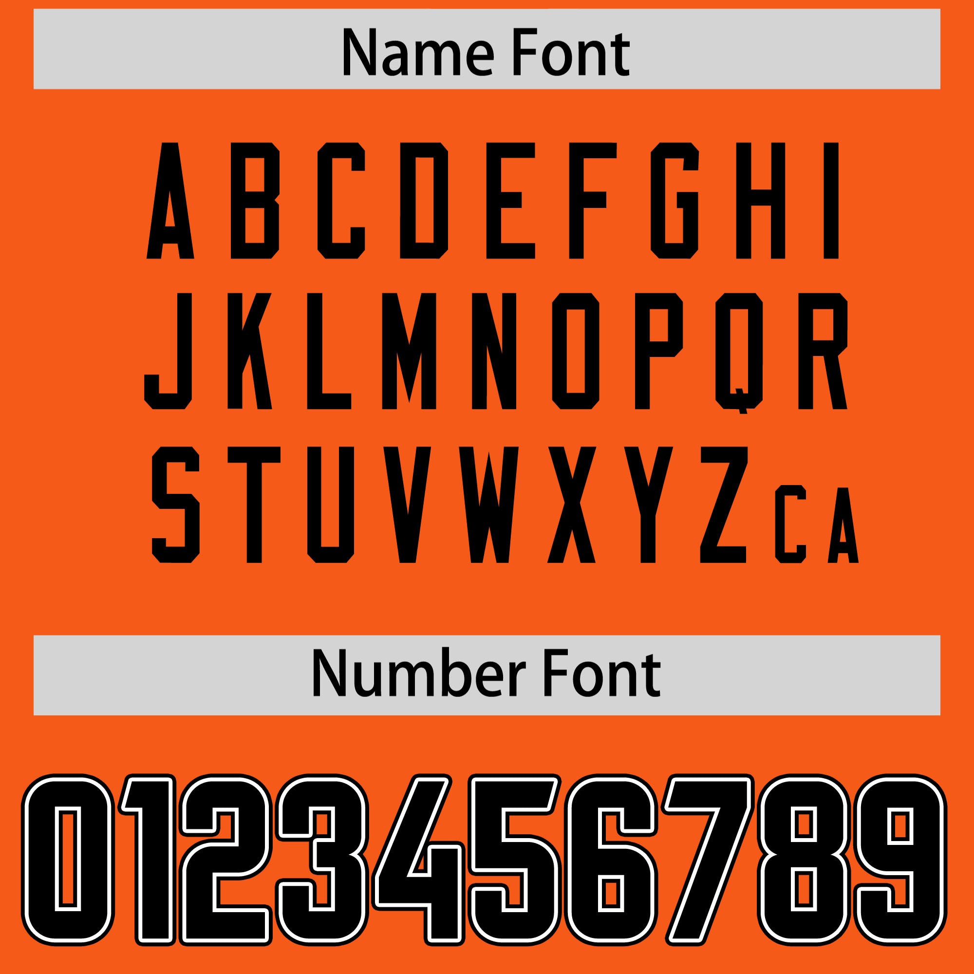 Custom Orange Black Personalized Neckline Square Classic Authentic American Football Jersey