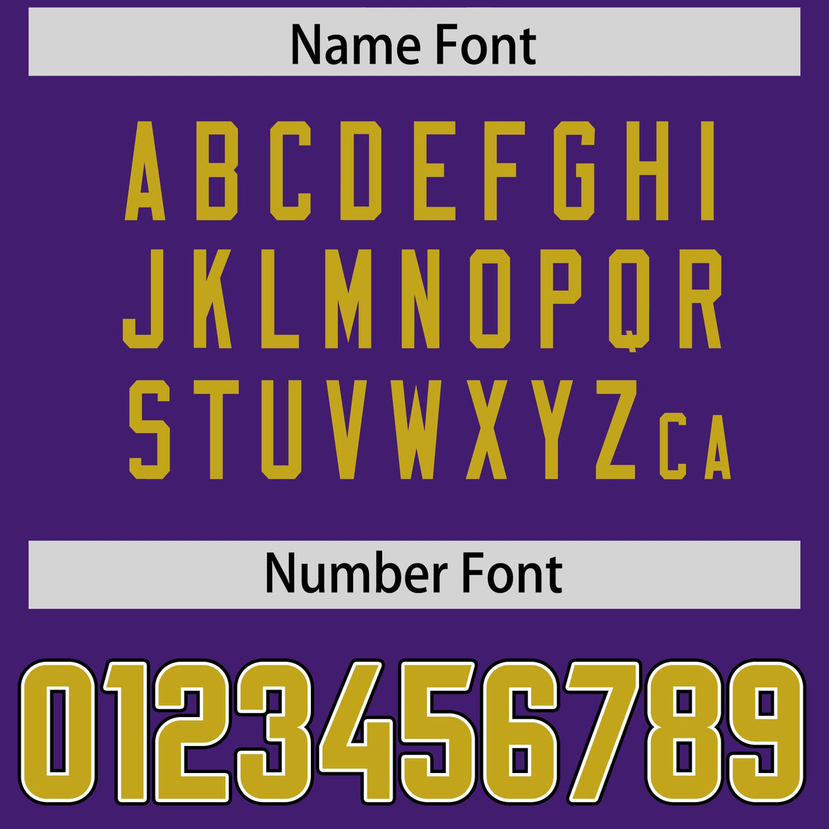 Custom Purple Old Gold Personalized Neckline Square Classic Authentic American Football Jersey