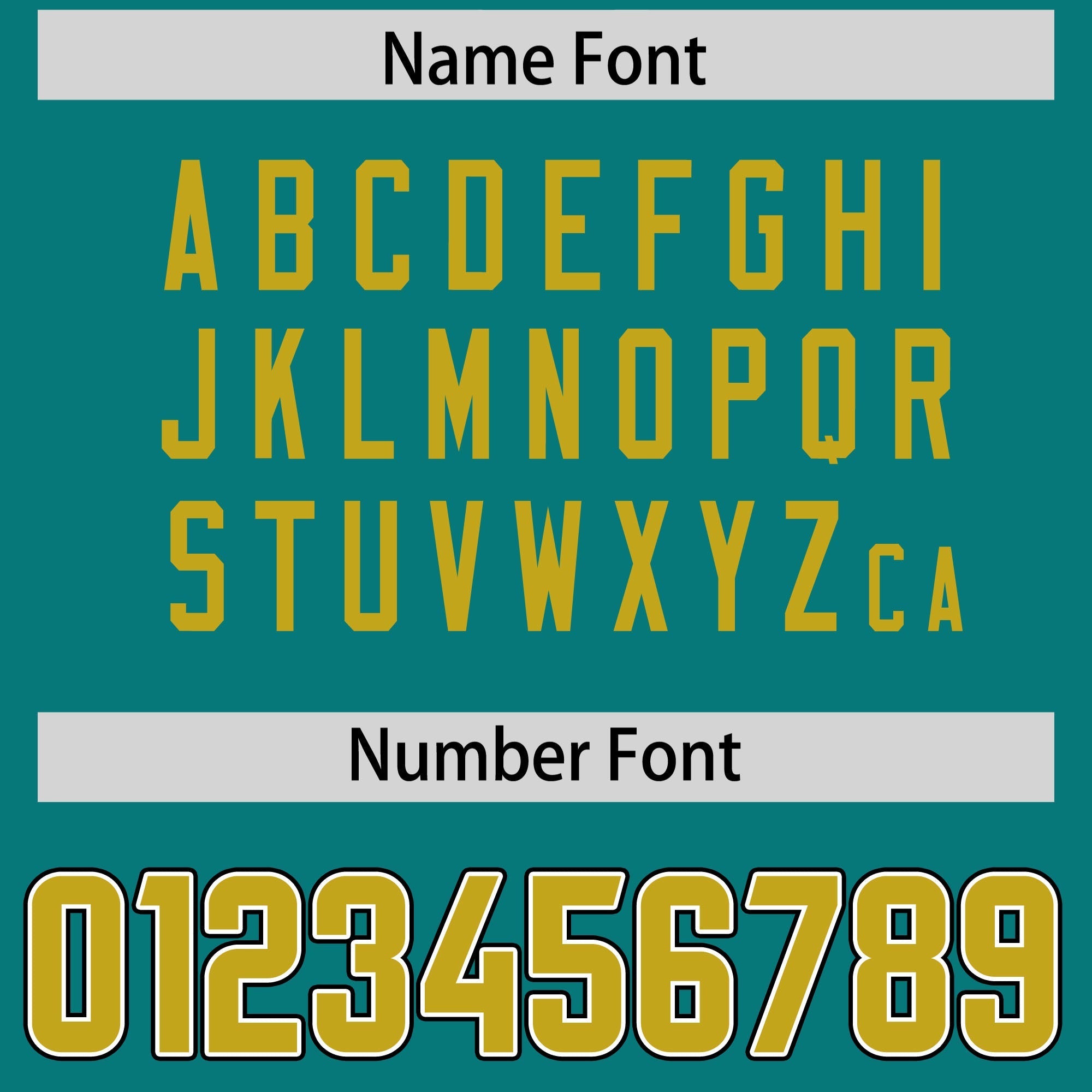 Custom Aqua Old Gold Personalized Neckline Square Classic Authentic American Football Jersey