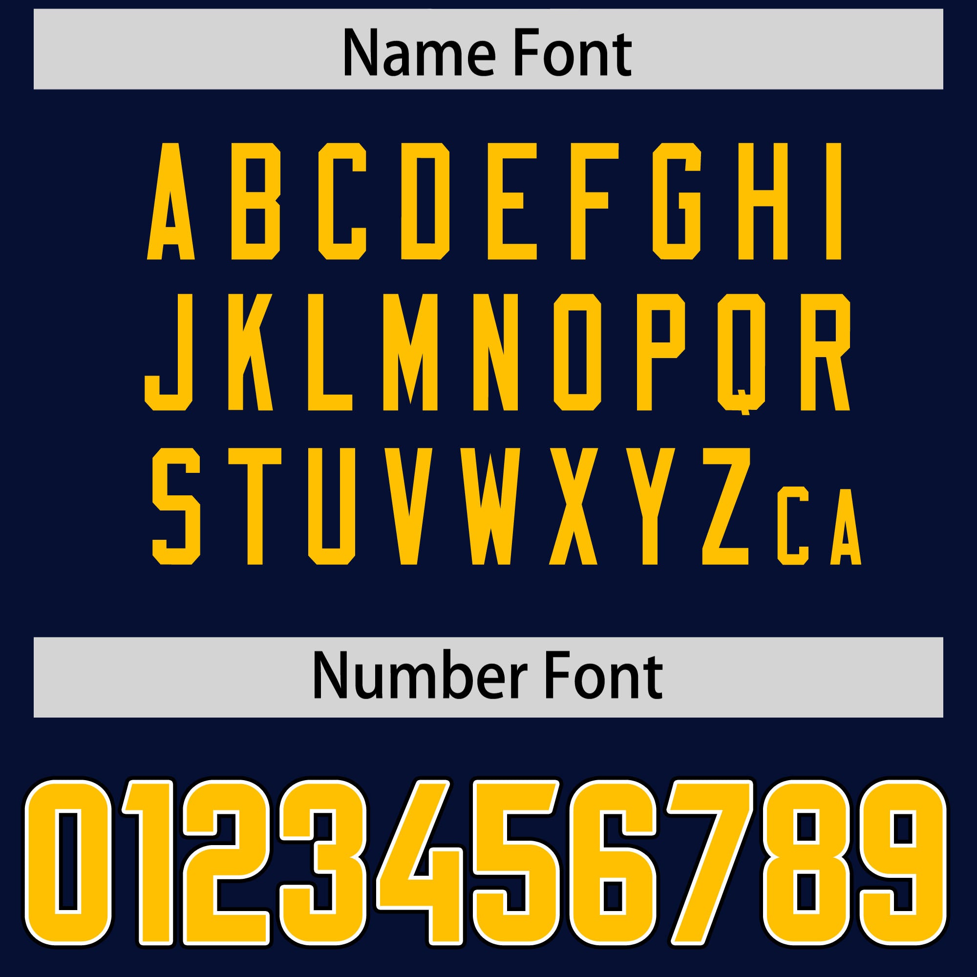 Custom Navy Yellow Personalized Neckline Square Classic Authentic American Football Jersey
