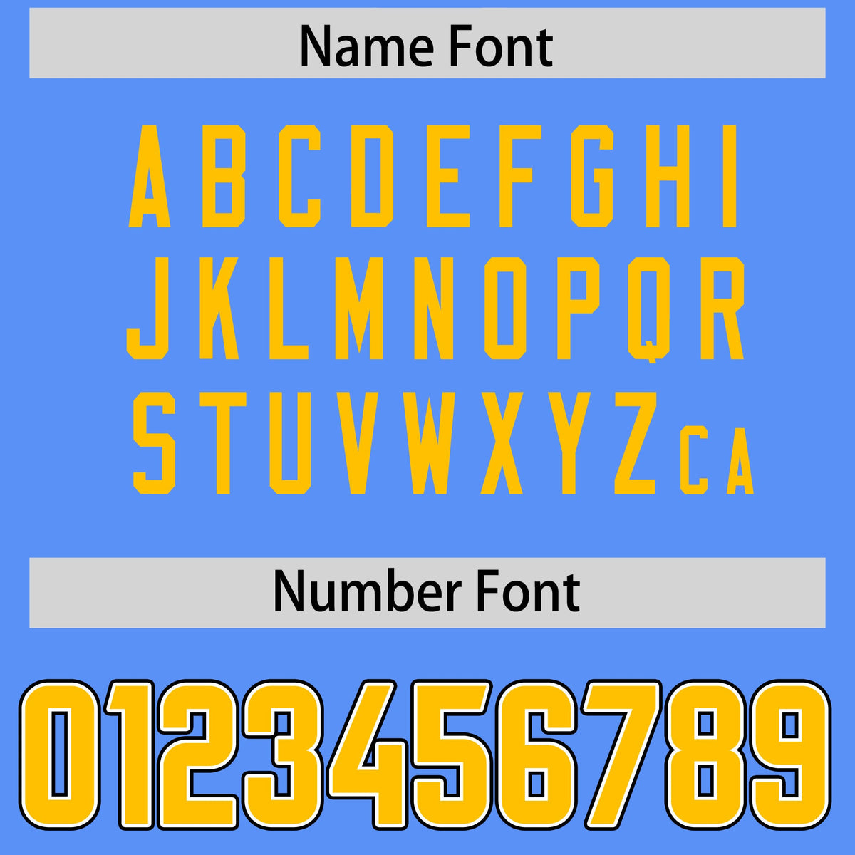 Custom Powder Blue Yellow Personalized Neckline Square Classic Authentic American Football Jersey