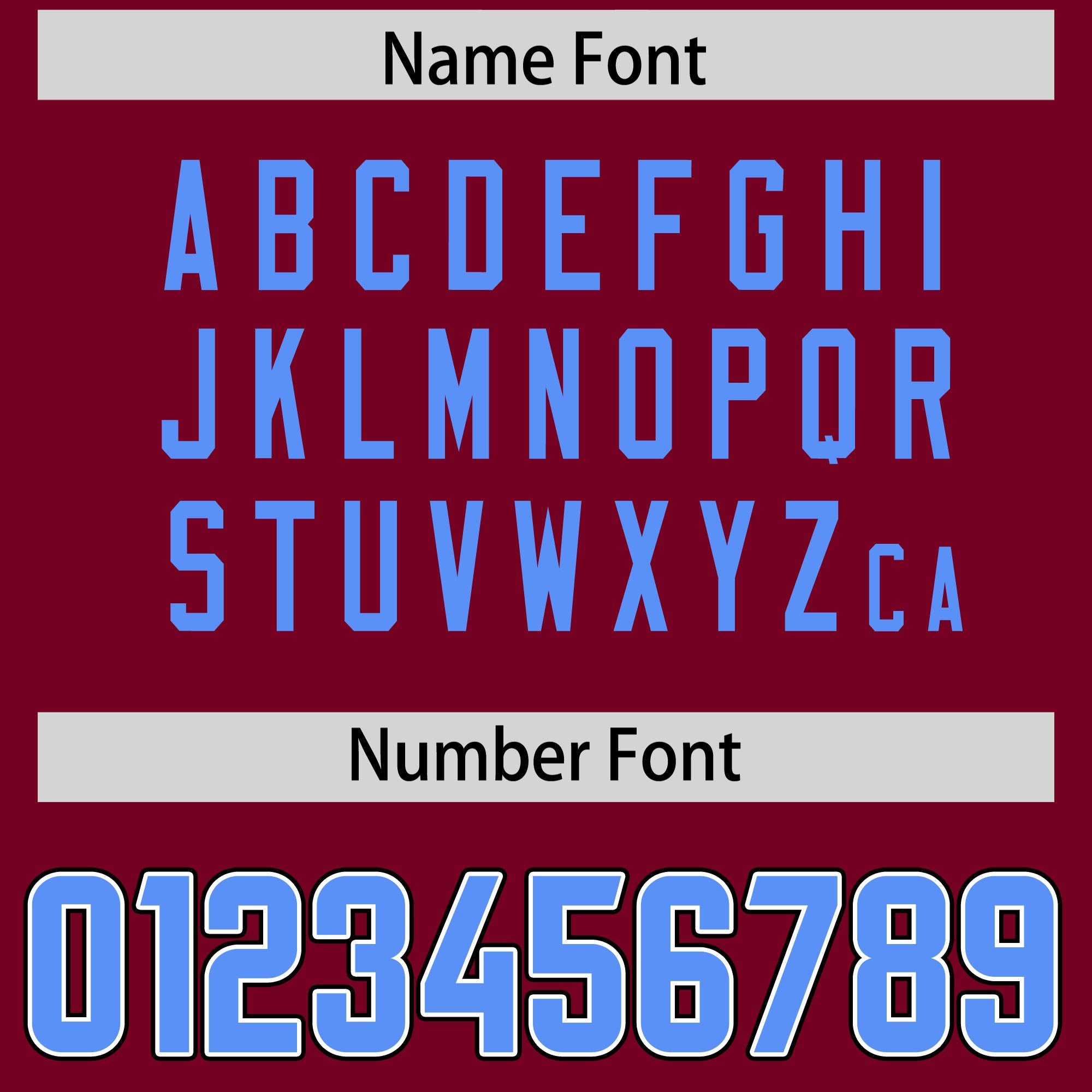 Custom Crimson Powder Blue Personalized Neckline Square Classic Authentic American Football Jersey