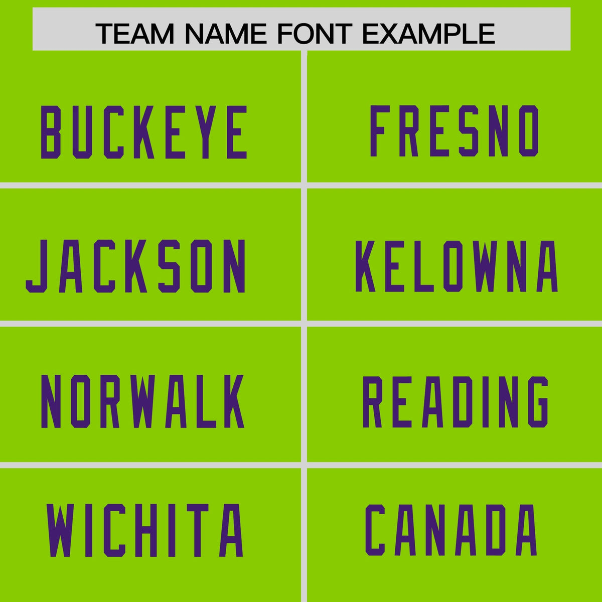 Custom Neon Green Purple Personalized Neckline Square Classic Authentic American Football Jersey