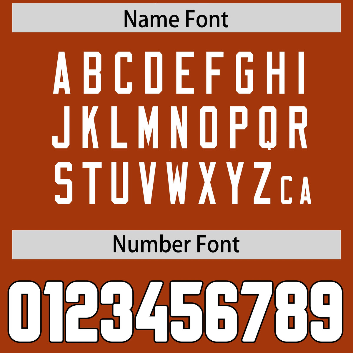 Custom Texas Orange White Personalized Neckline Square Classic Authentic American Football Jersey