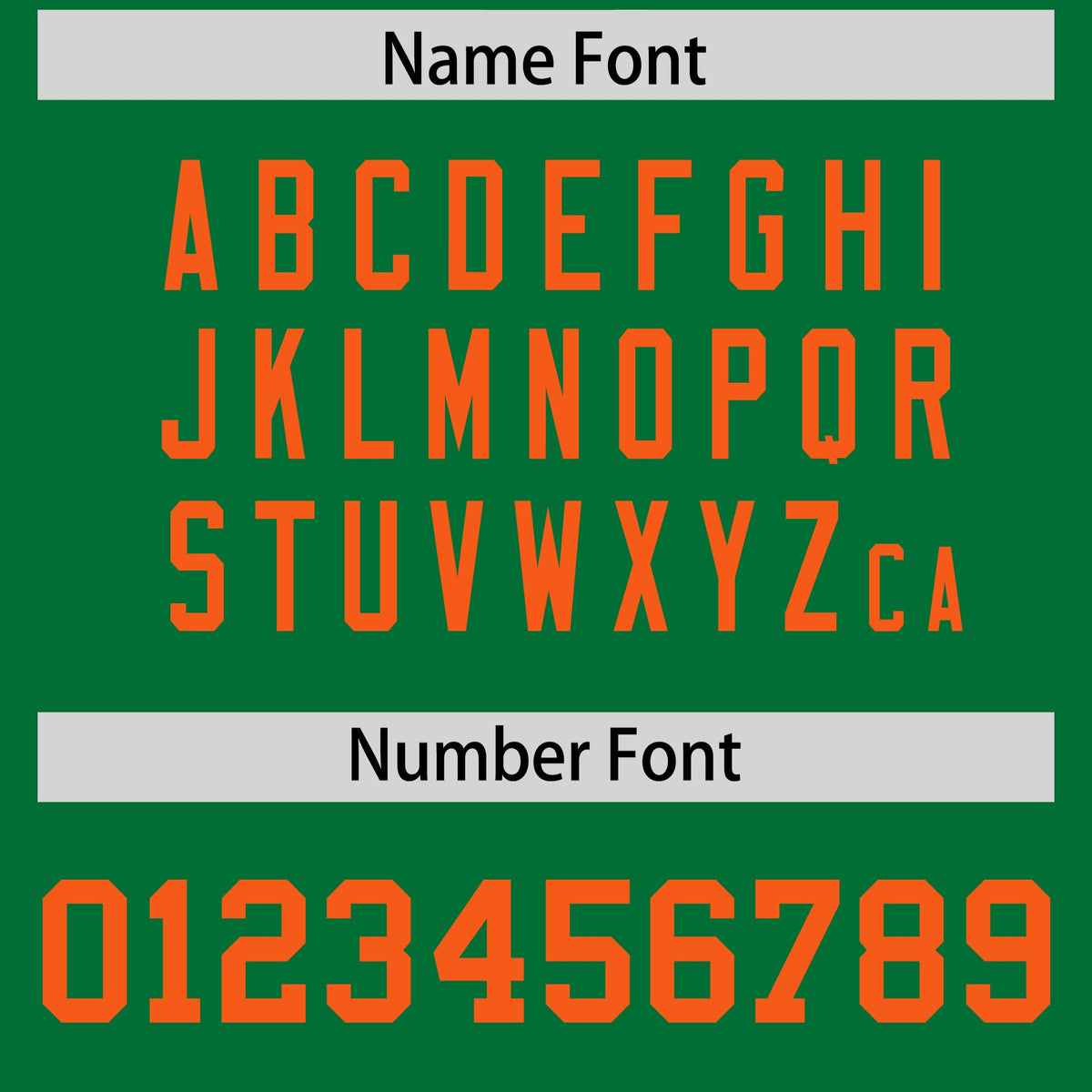 Custom Kelly Green Orange Personalized Neckline Square Classic Authentic American Football Jersey