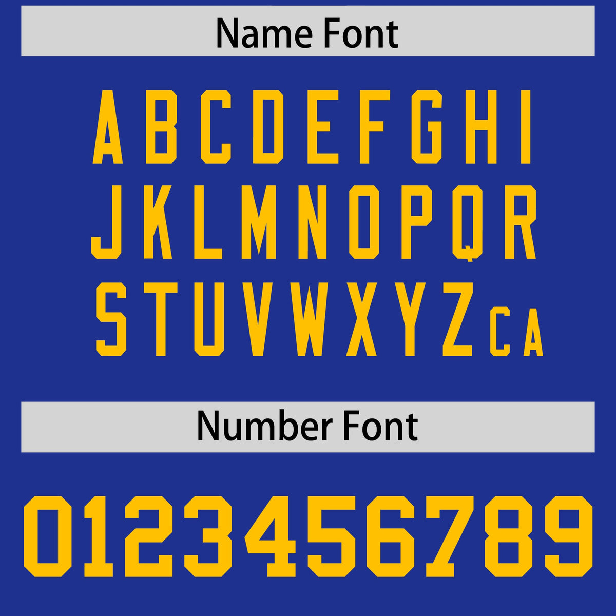 Custom Royal Yellow Personalized Neckline Square Classic Authentic American Football Jersey