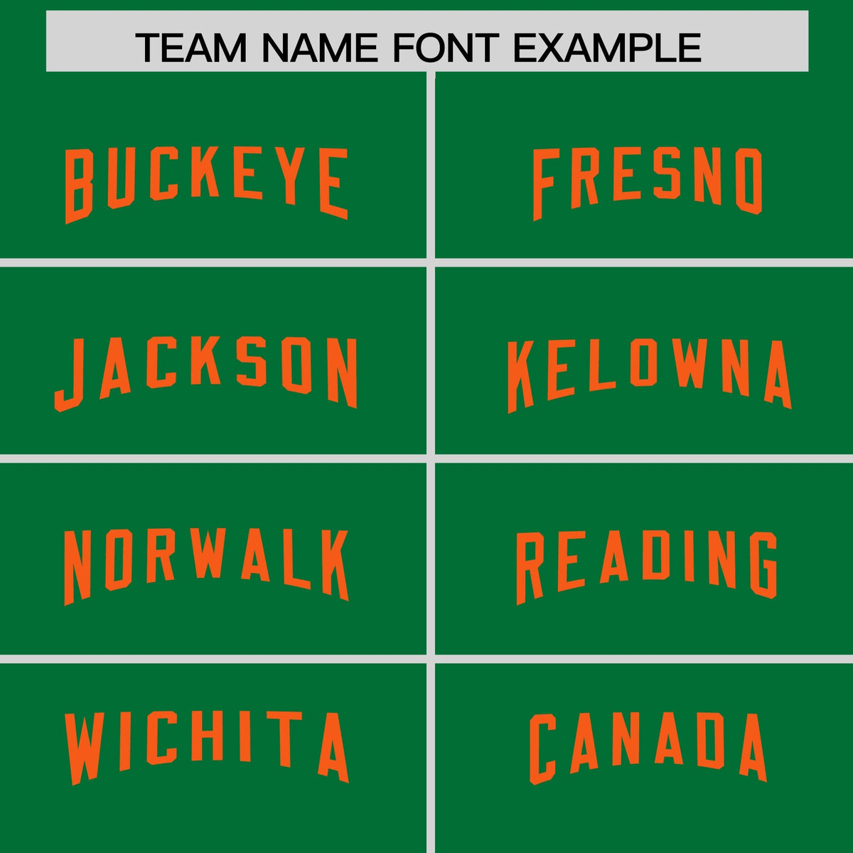 Custom Kelly Green Orange Personalized Neckline Square Classic Authentic American Football Jersey