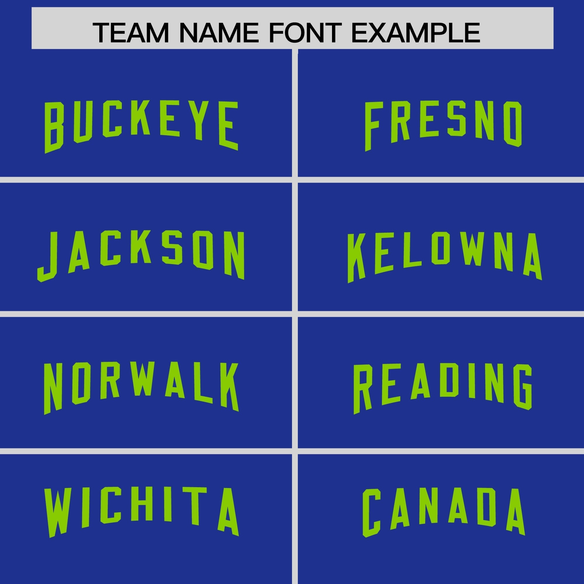 Custom Royal Neon Green Personalized Neckline Square Classic Authentic American Football Jersey