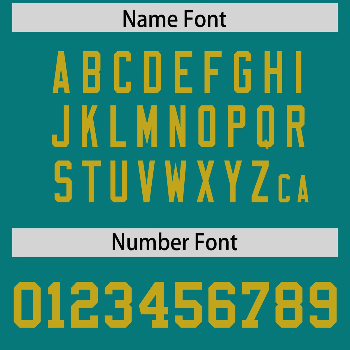 Custom Aqua Old Gold Personalized Neckline Square Classic Authentic American Football Jersey