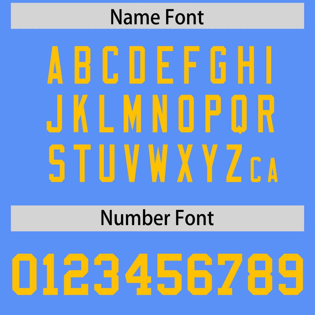 Custom Powder Blue Yellow Personalized Neckline Square Classic Authentic American Football Jersey