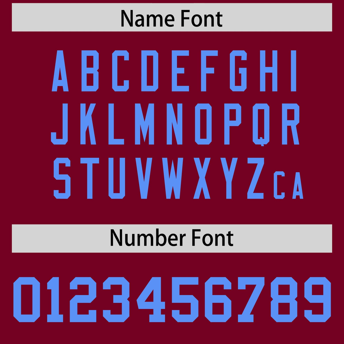 Custom Crimson Powder Blue Personalized Neckline Square Classic Authentic American Football Jersey