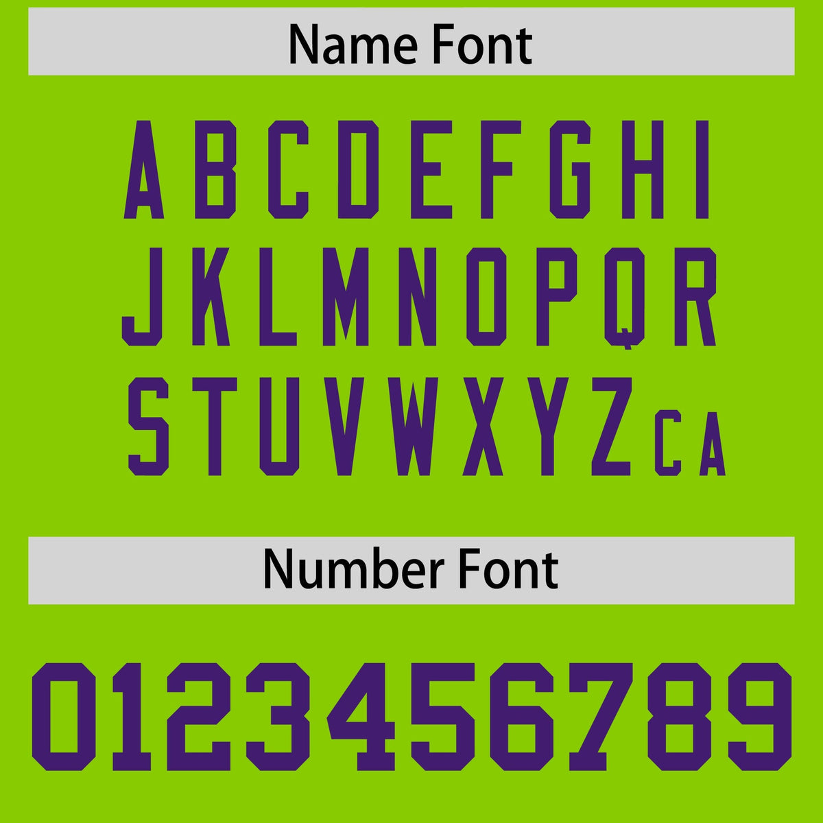 Custom Neon Green Purple Personalized Neckline Square Classic Authentic American Football Jersey