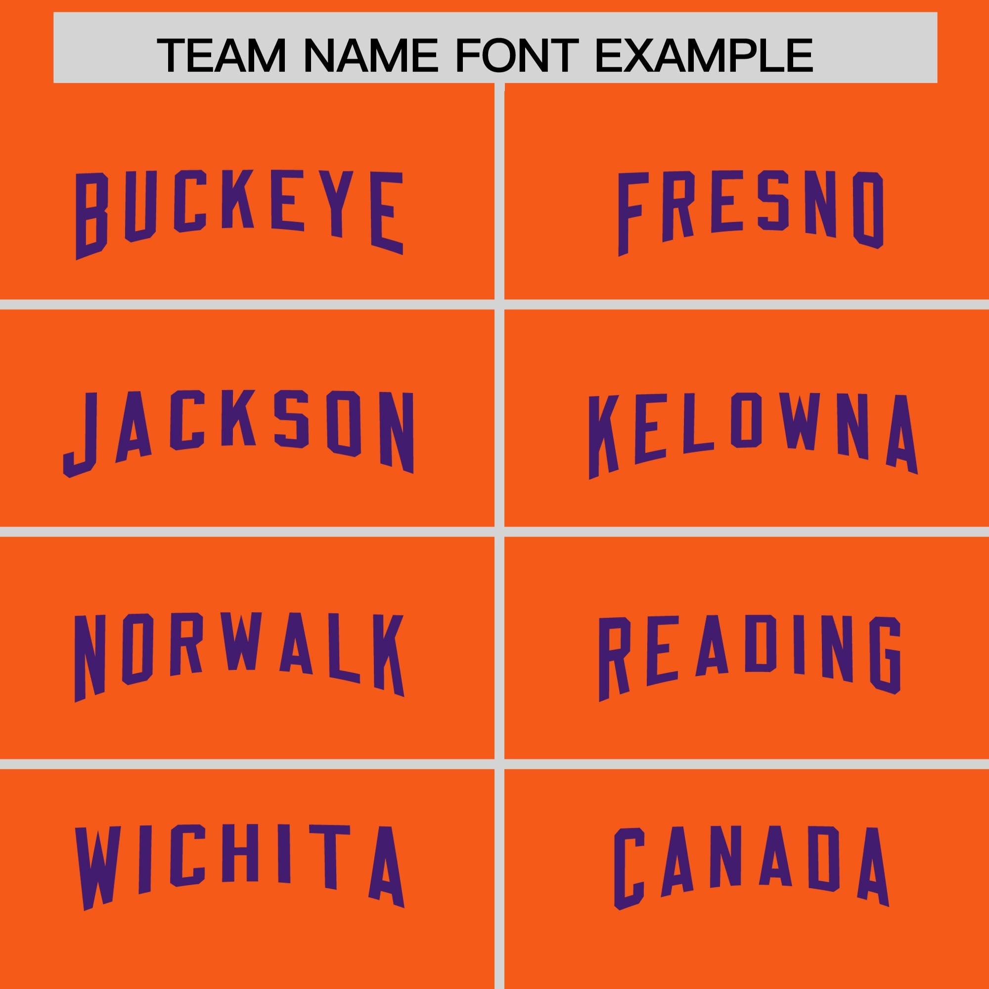 Custom Orange Purple Personalized Neckline Square Classic Authentic American Football Jersey