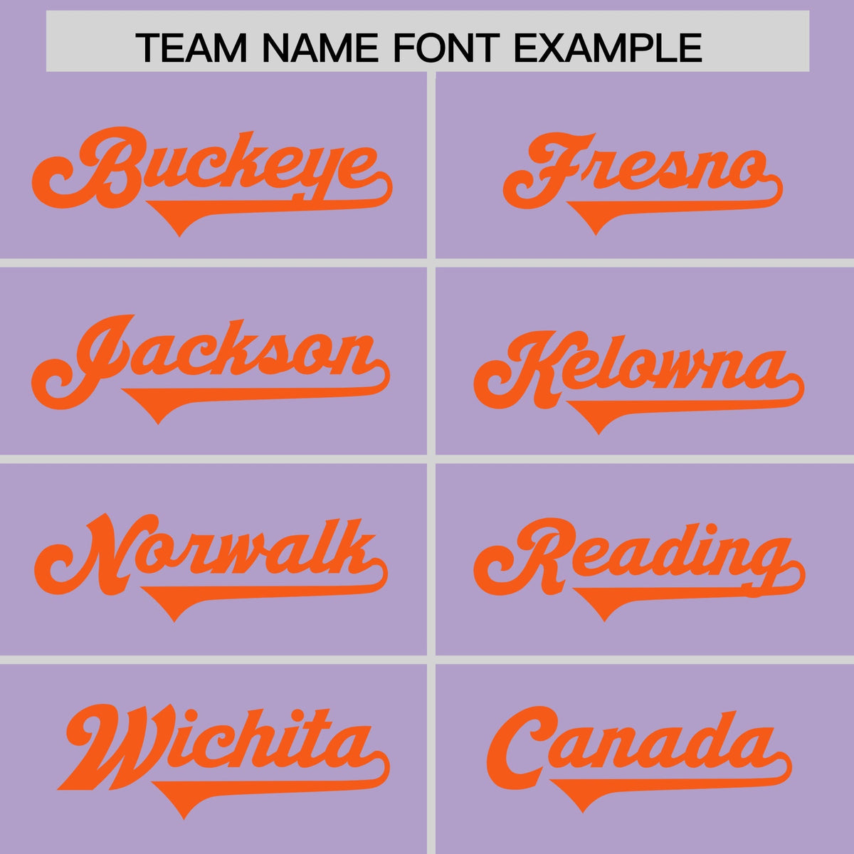 Custom Light Purple Orange Personalized Neckline Square Classic Authentic American Football Jersey