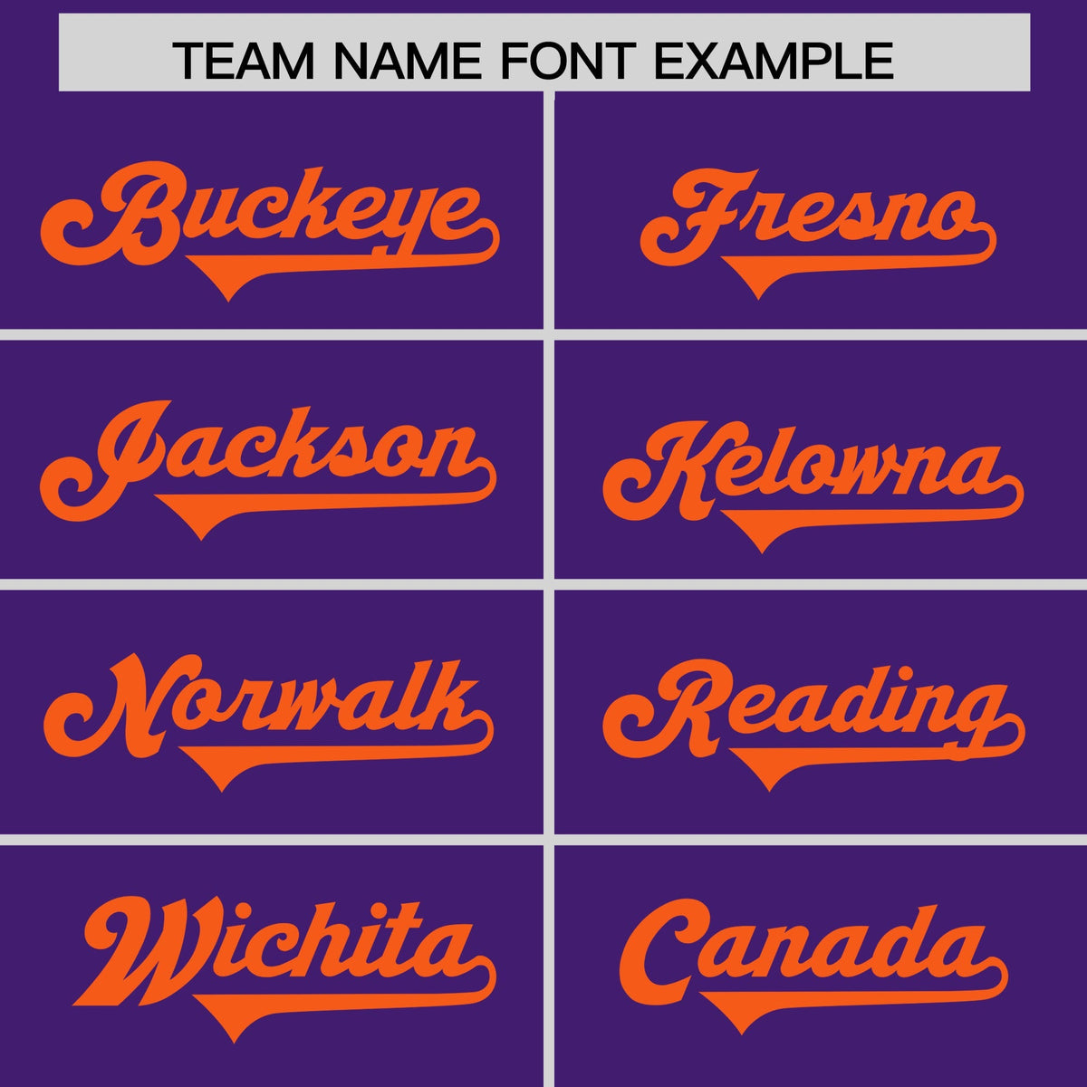 Custom Purple Orange Personalized Neckline Square Classic Authentic American Football Jersey