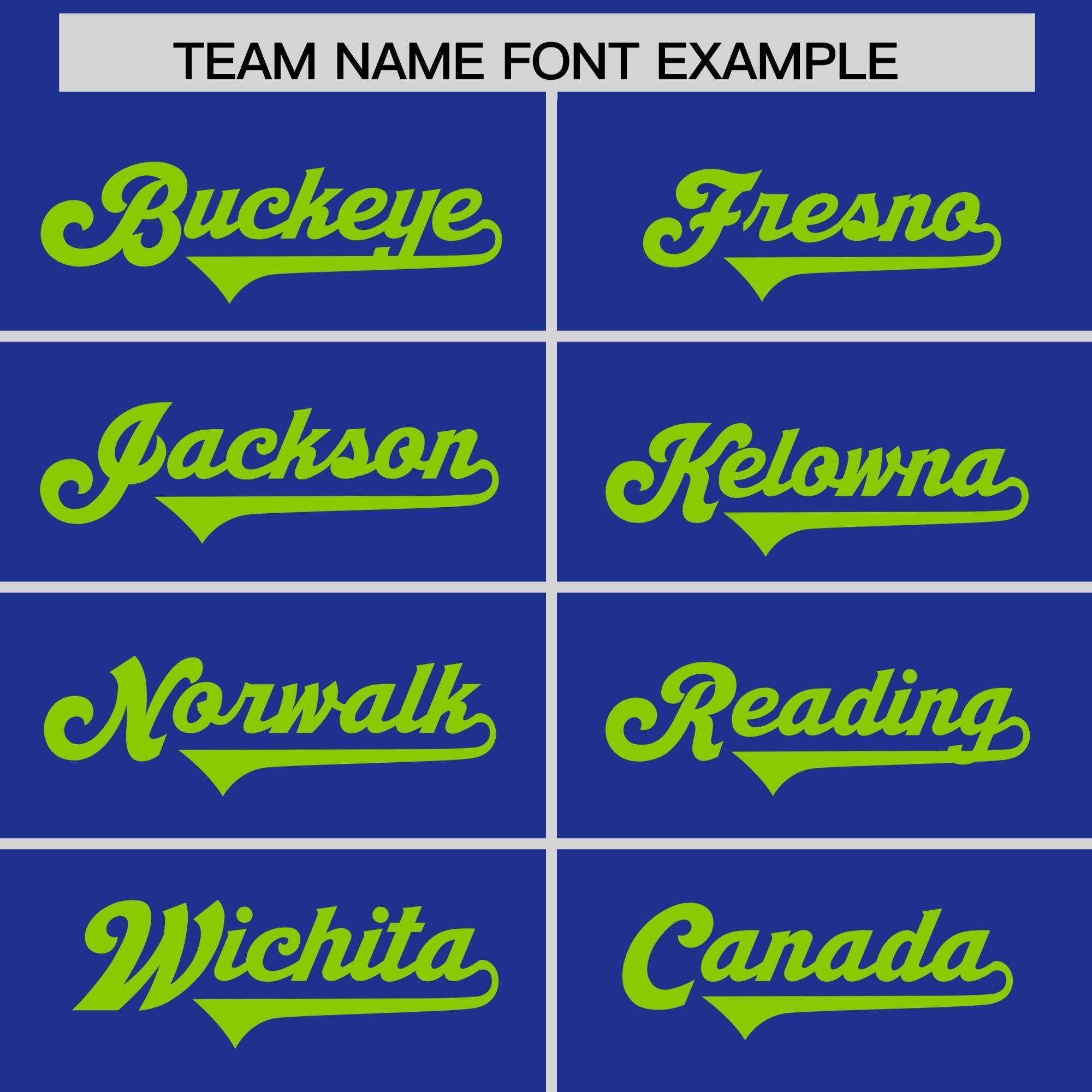 Custom Royal Neon Green Personalized Neckline Square Classic Authentic American Football Jersey