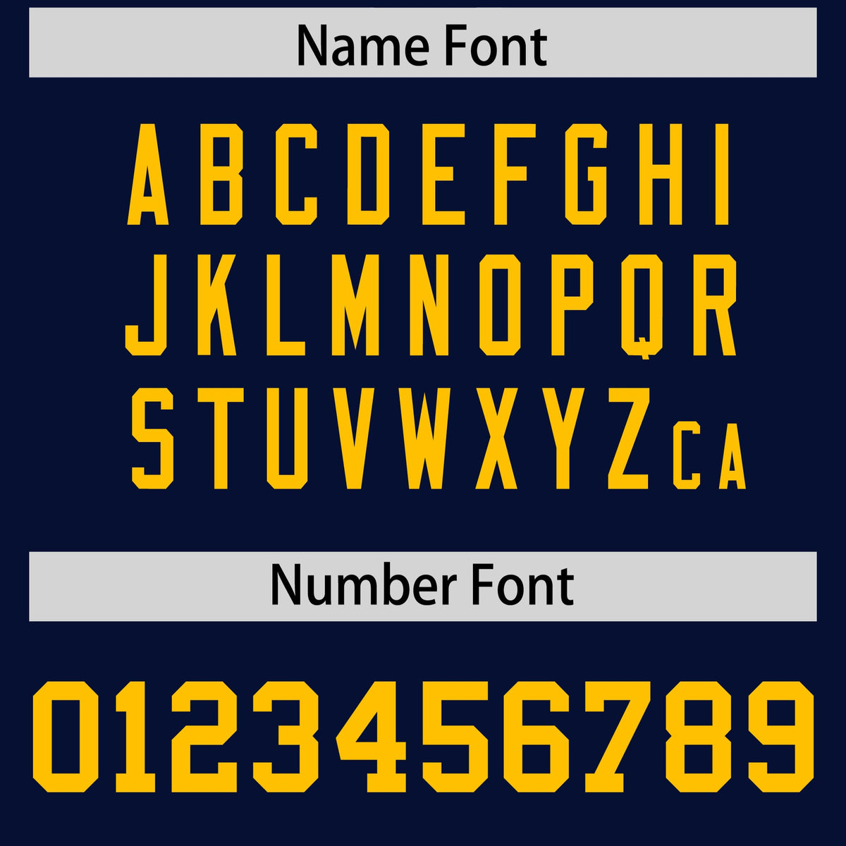 Custom Navy Yellow Personalized Neckline Square Classic Authentic American Football Jersey