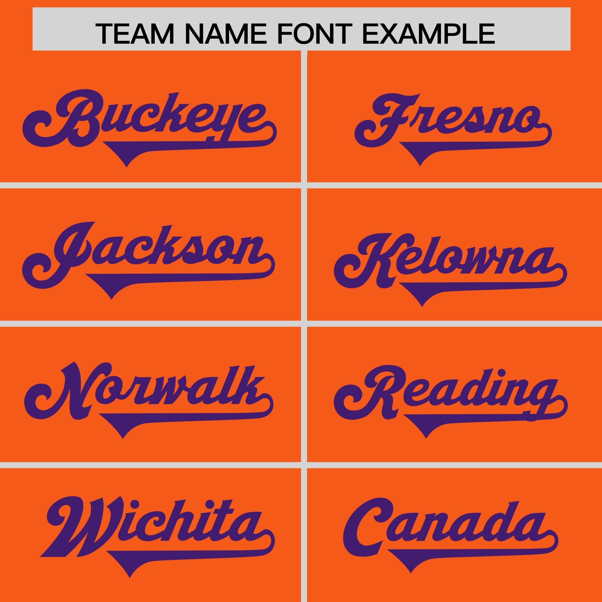 Custom Orange Purple Personalized Neckline Square Classic Authentic American Football Jersey