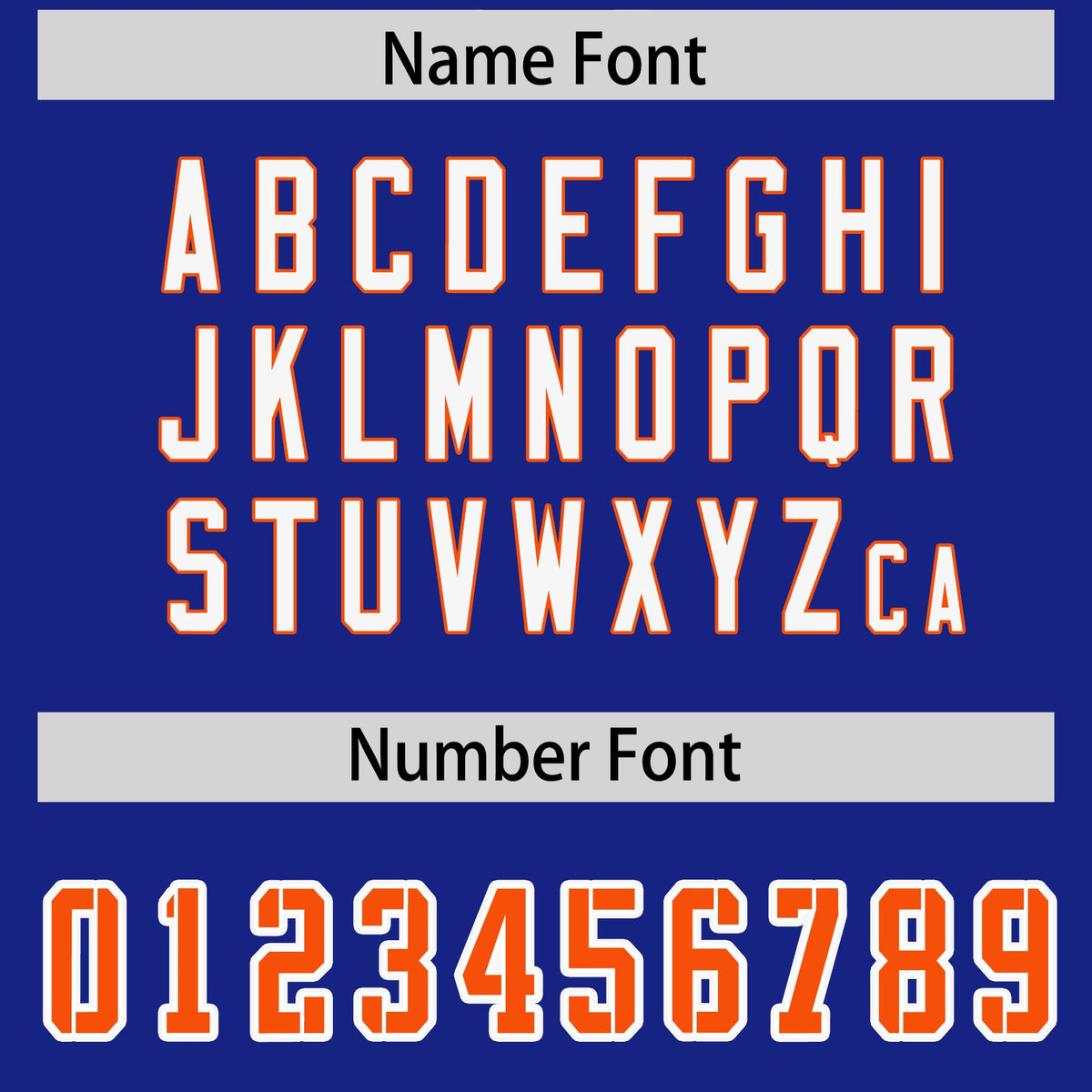 Custom Royal Personalized Shoulder Cut Two-Tone Authentic American Football Jersey