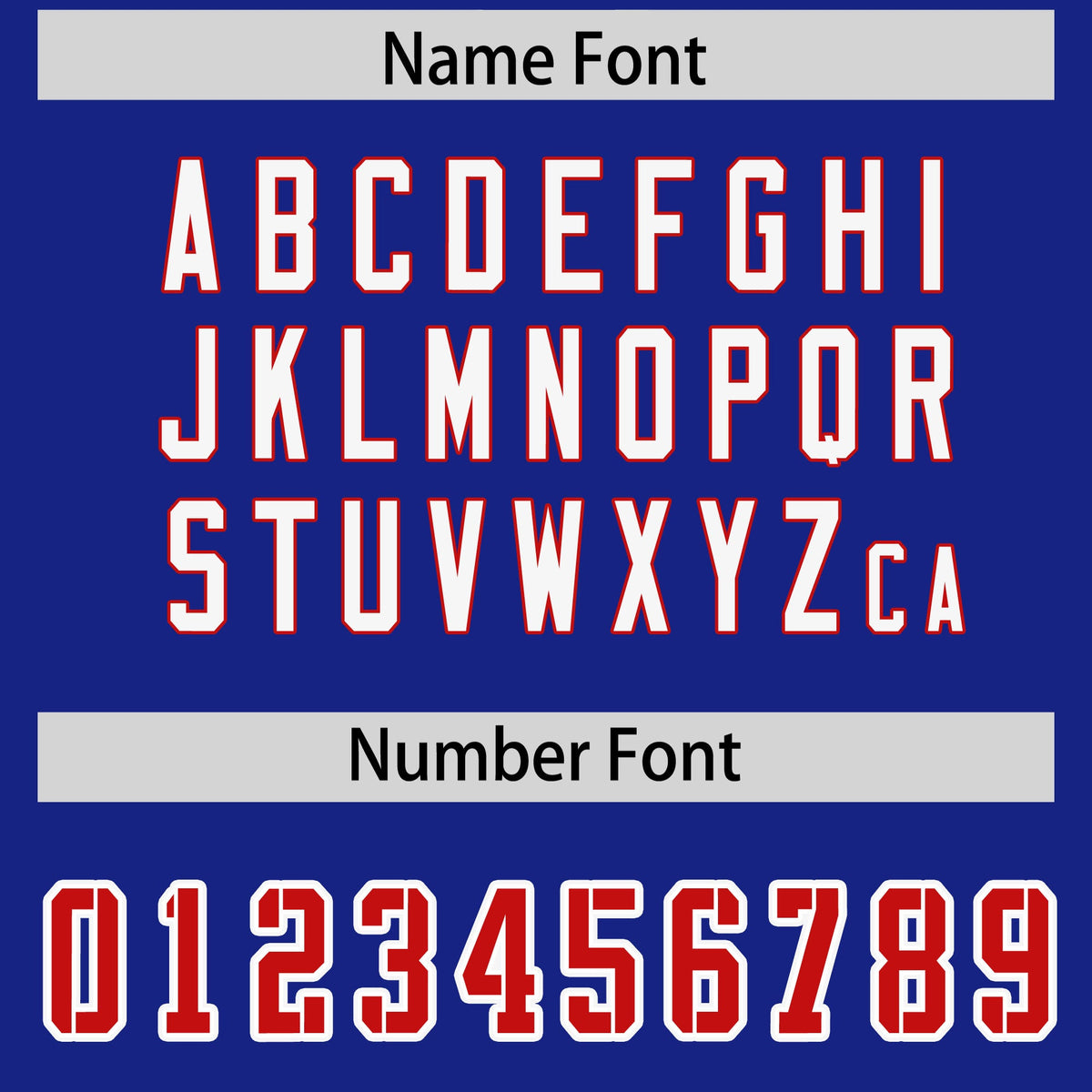 Custom Royal Personalized Shoulder Cut Two-Tone Authentic American Football Jersey