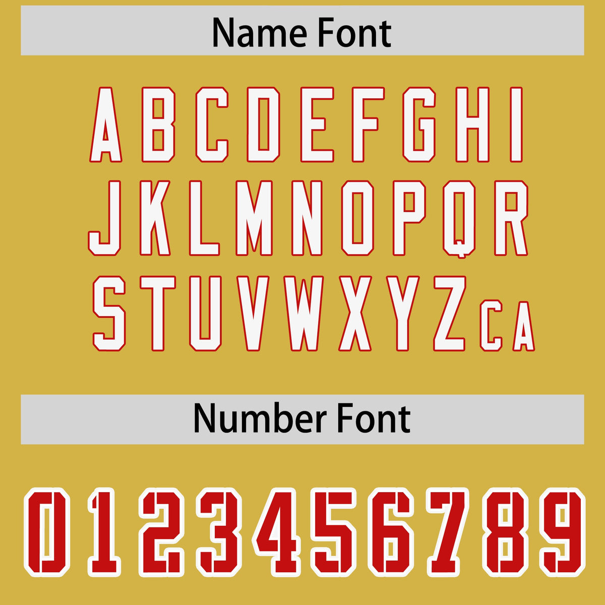 Custom Old Gold Personalized Shoulder Cut Two-Tone Authentic American Football Jersey