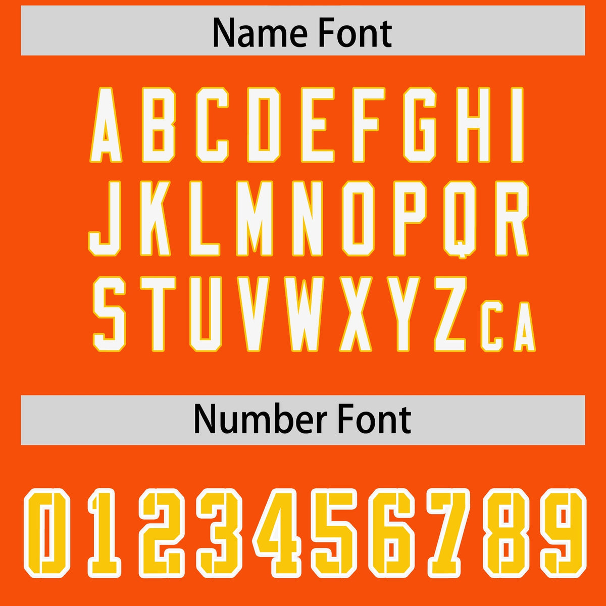 Custom Orange Personalized Shoulder Cut Two-Tone Authentic American Football Jersey