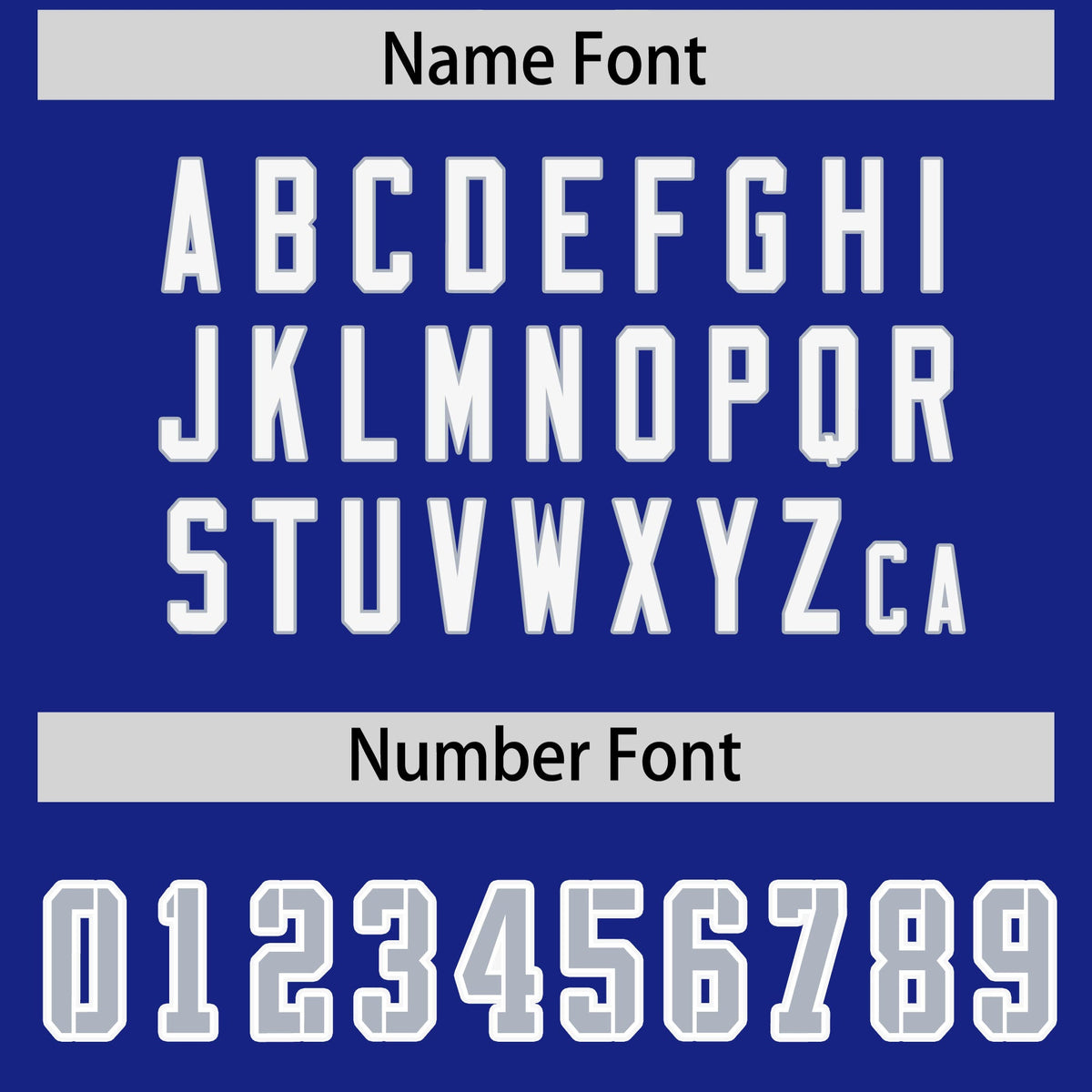 Custom Royal Personalized Shoulder Cut Two-Tone Authentic American Football Jersey