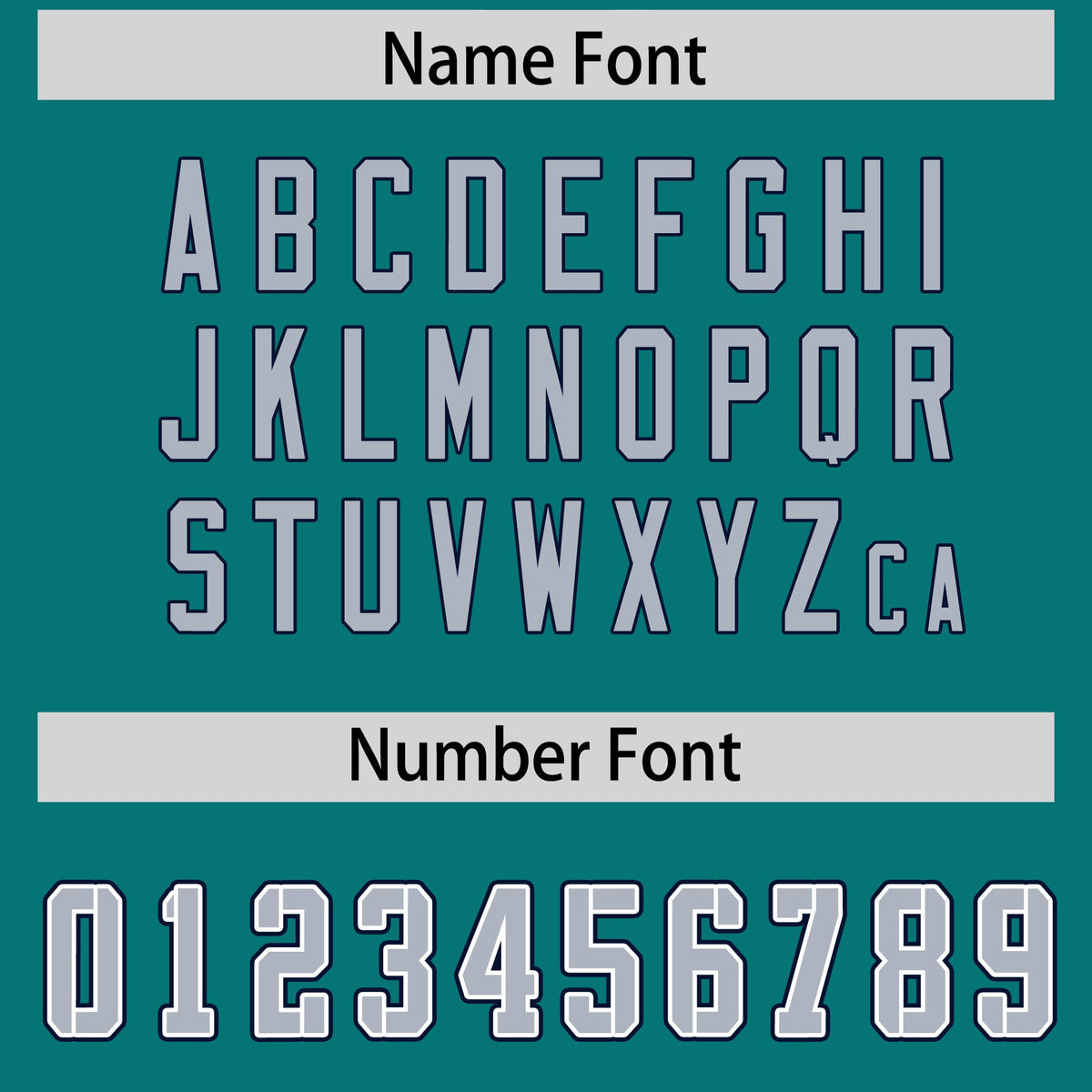 Custom Aqua Personalized Shoulder Cut Two-Tone Authentic American Football Jersey