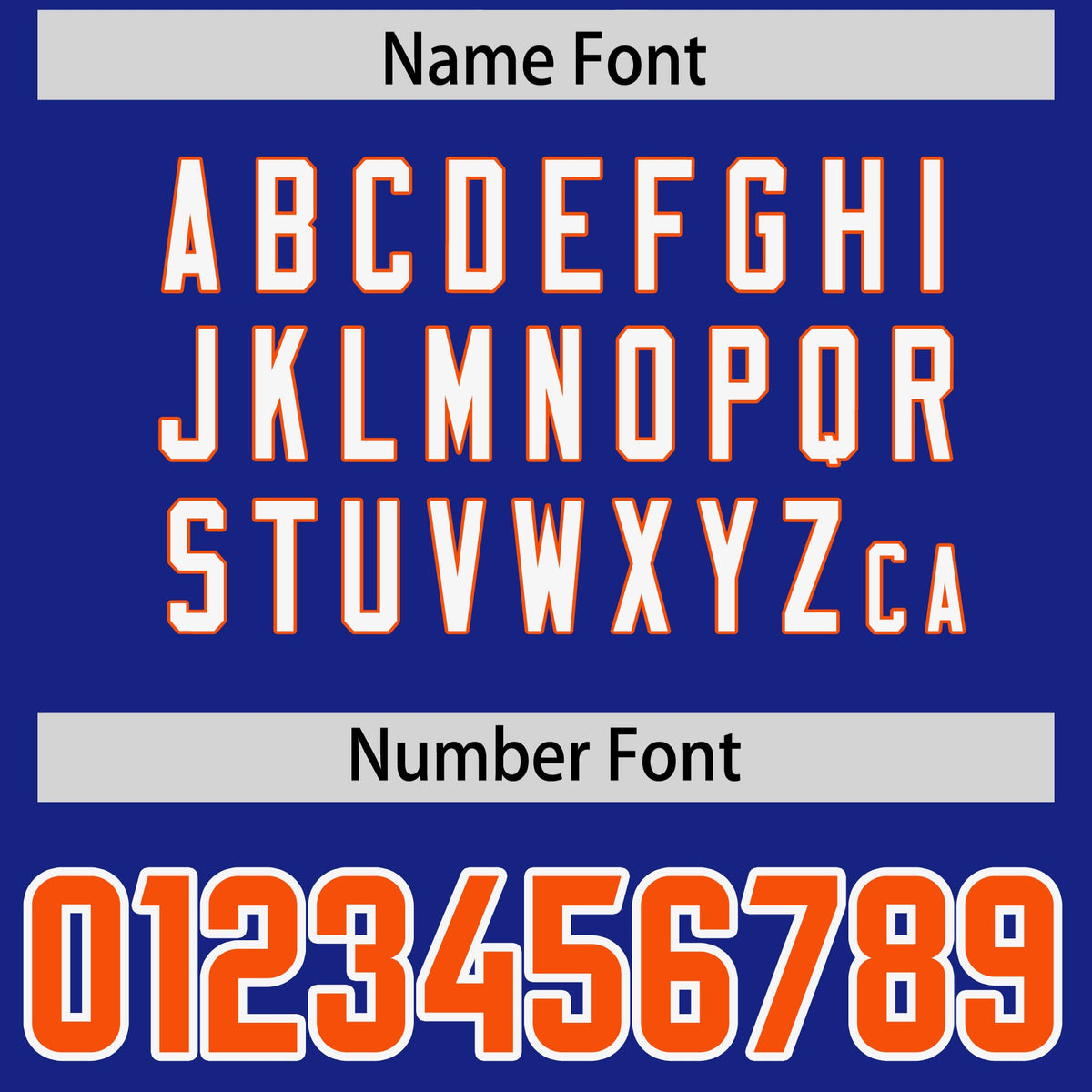 Custom Royal Personalized Shoulder Cut Two-Tone Authentic American Football Jersey