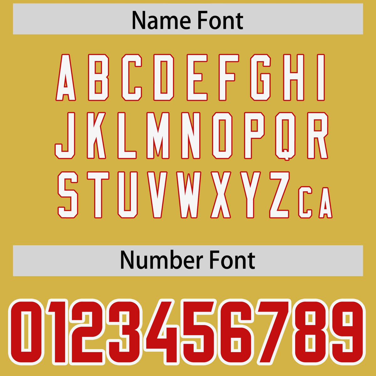 Custom Old Gold Personalized Shoulder Cut Two-Tone Authentic American Football Jersey