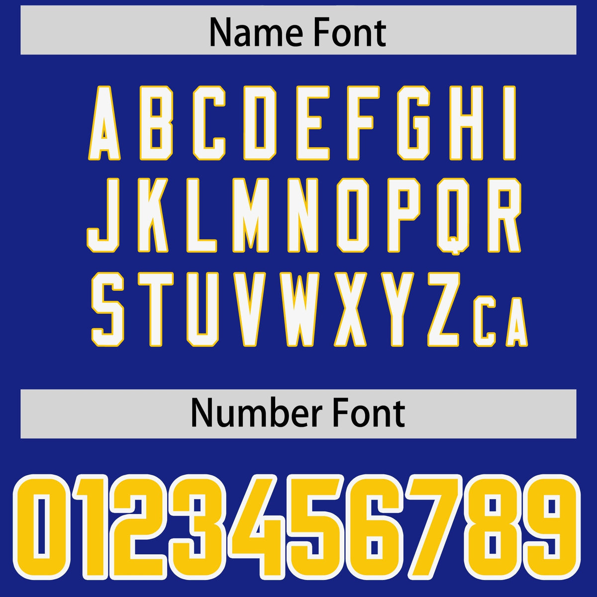 Custom Royal Personalized Shoulder Cut Two-Tone Authentic American Football Jersey