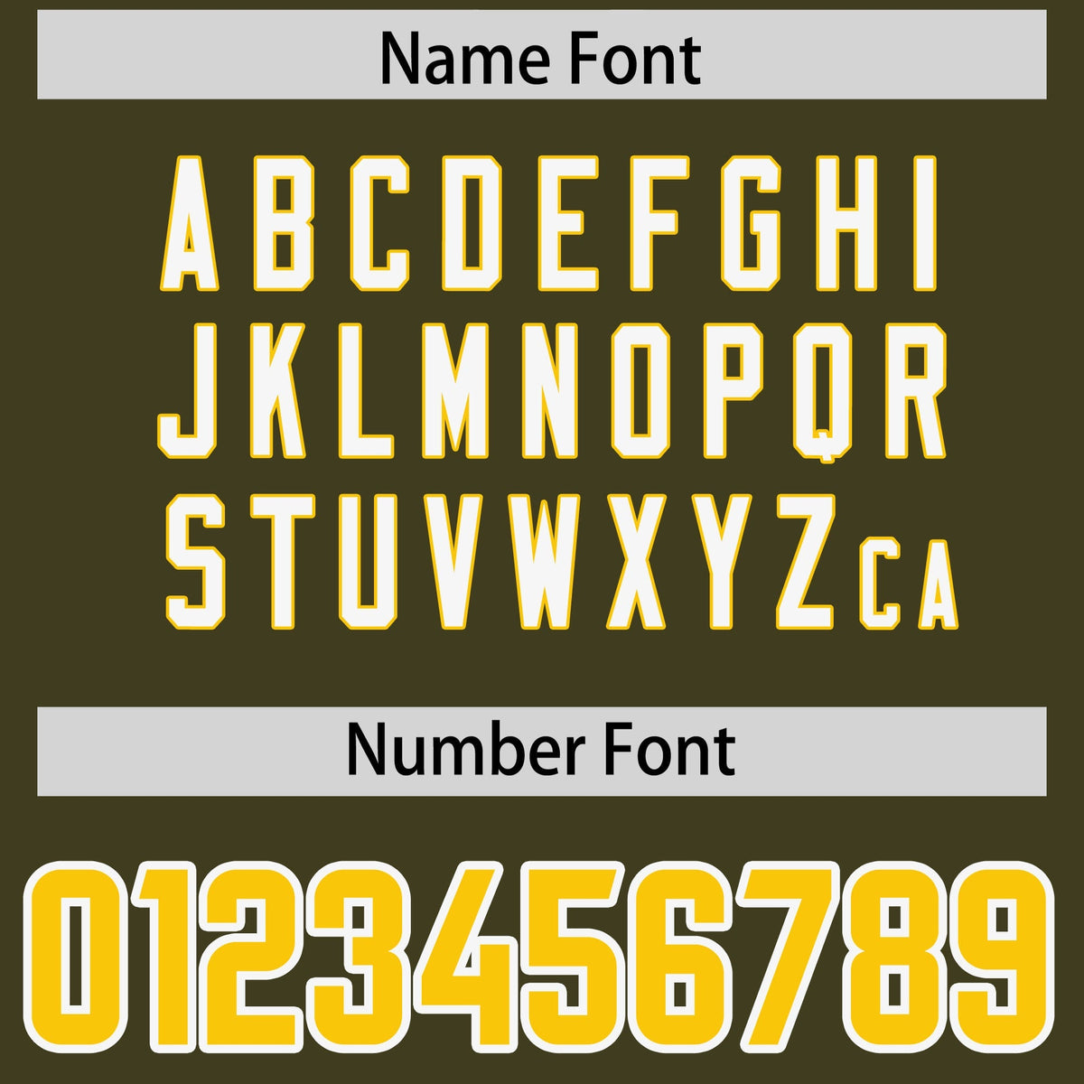 Custom Olive Personalized Shoulder Cut Two-Tone Authentic American Football Jersey