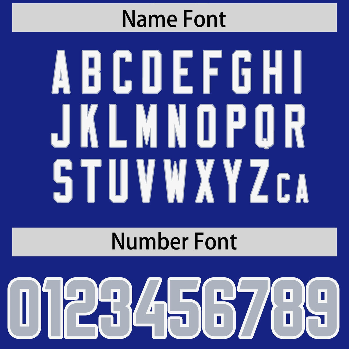 Custom Royal Personalized Shoulder Cut Two-Tone Authentic American Football Jersey