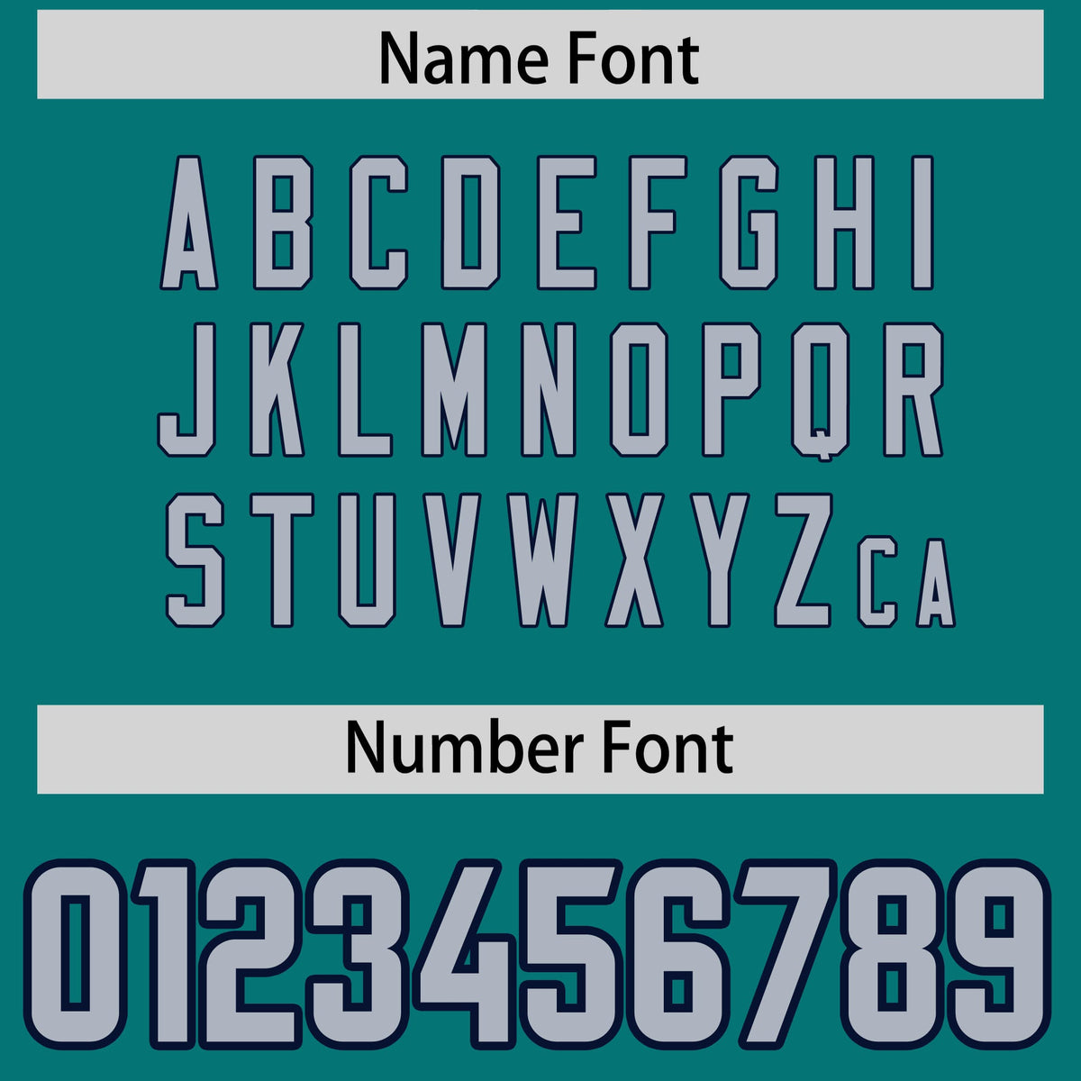 Custom Aqua Personalized Shoulder Cut Two-Tone Authentic American Football Jersey