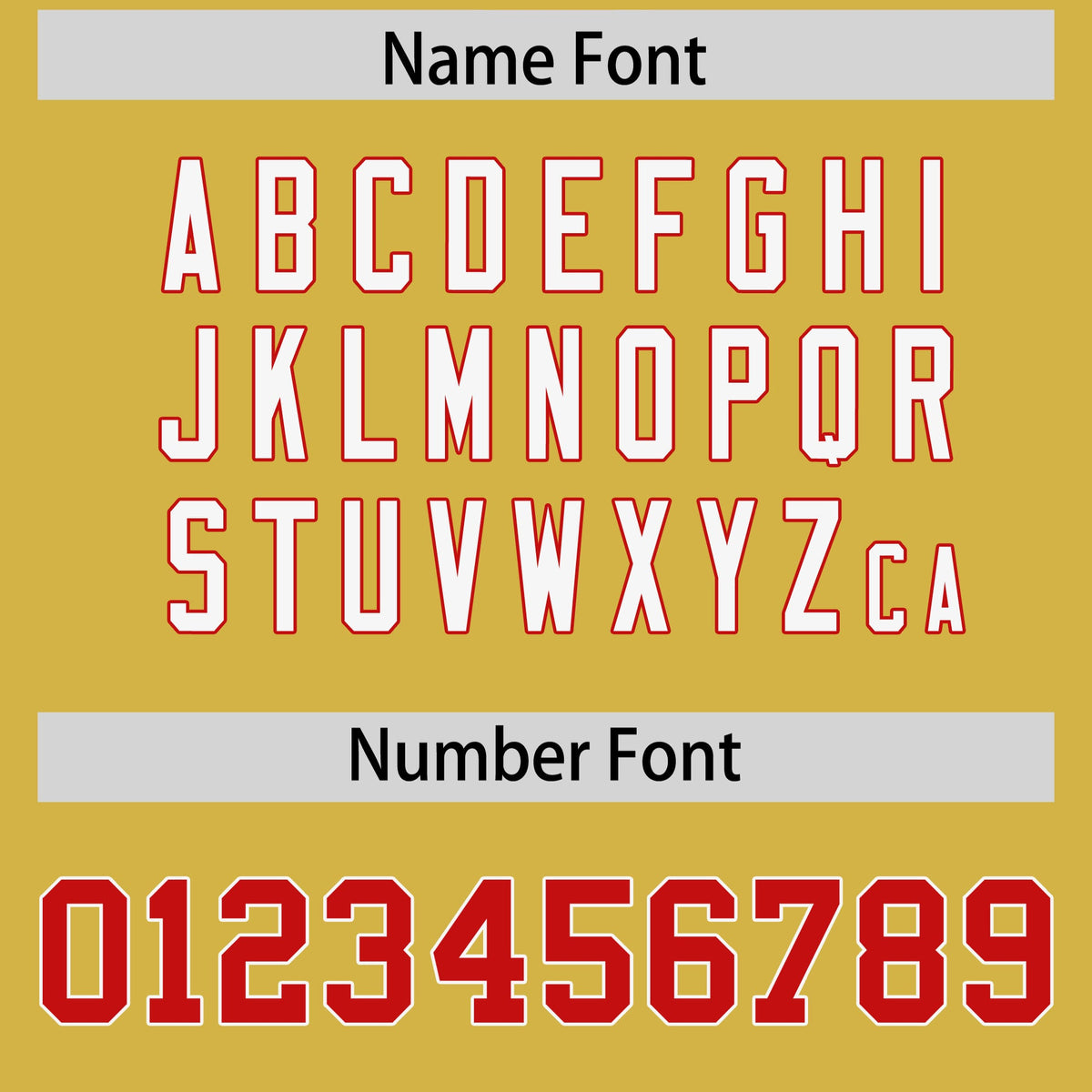 Custom Old Gold Personalized Shoulder Cut Two-Tone Authentic American Football Jersey