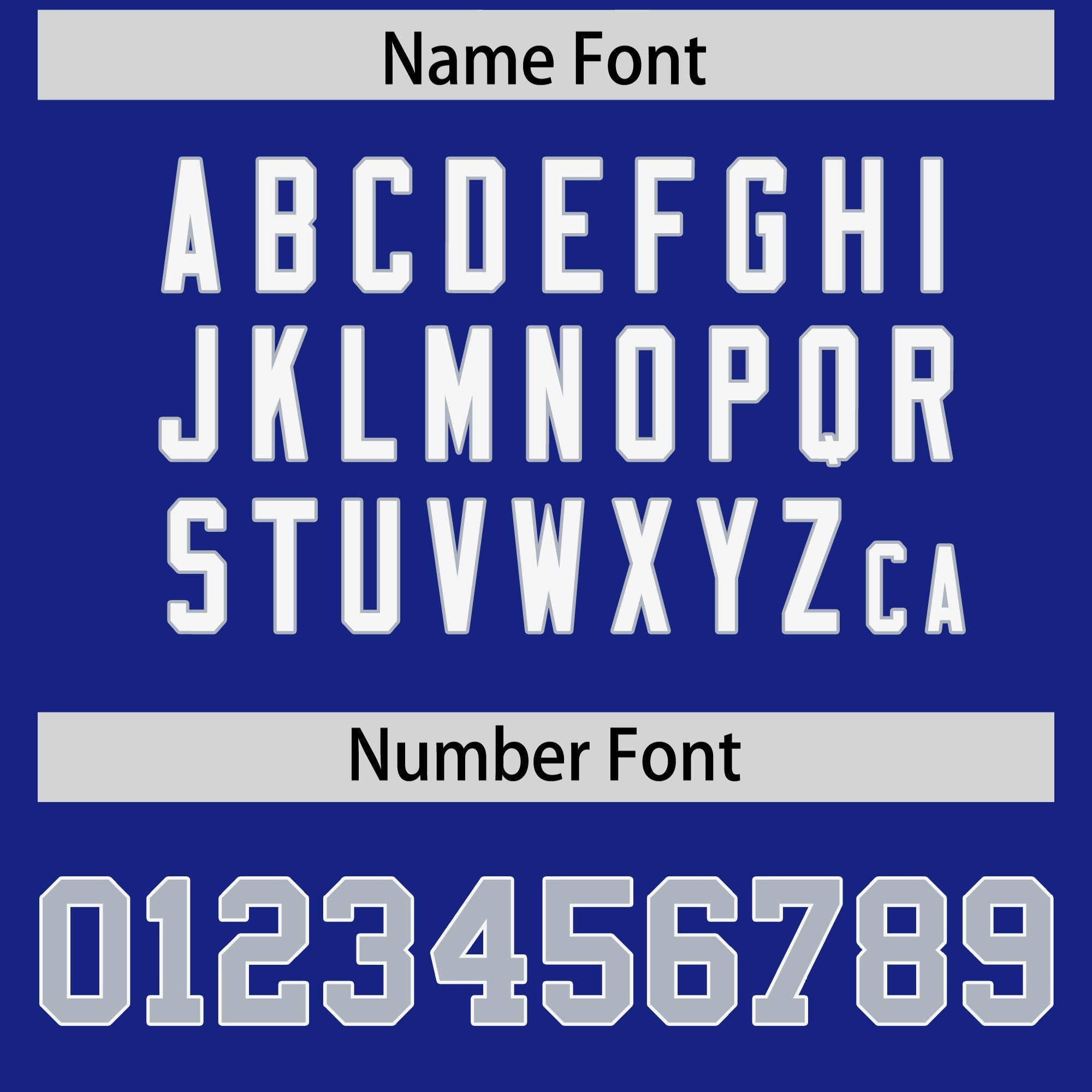 Custom Royal Personalized Shoulder Cut Two-Tone Authentic American Football Jersey