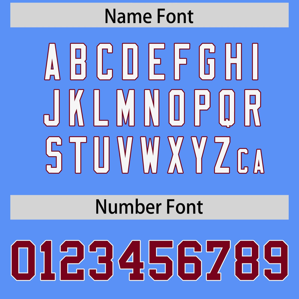 Custom Powder Blue Personalized Shoulder Cut Two-Tone Authentic American Football Jersey